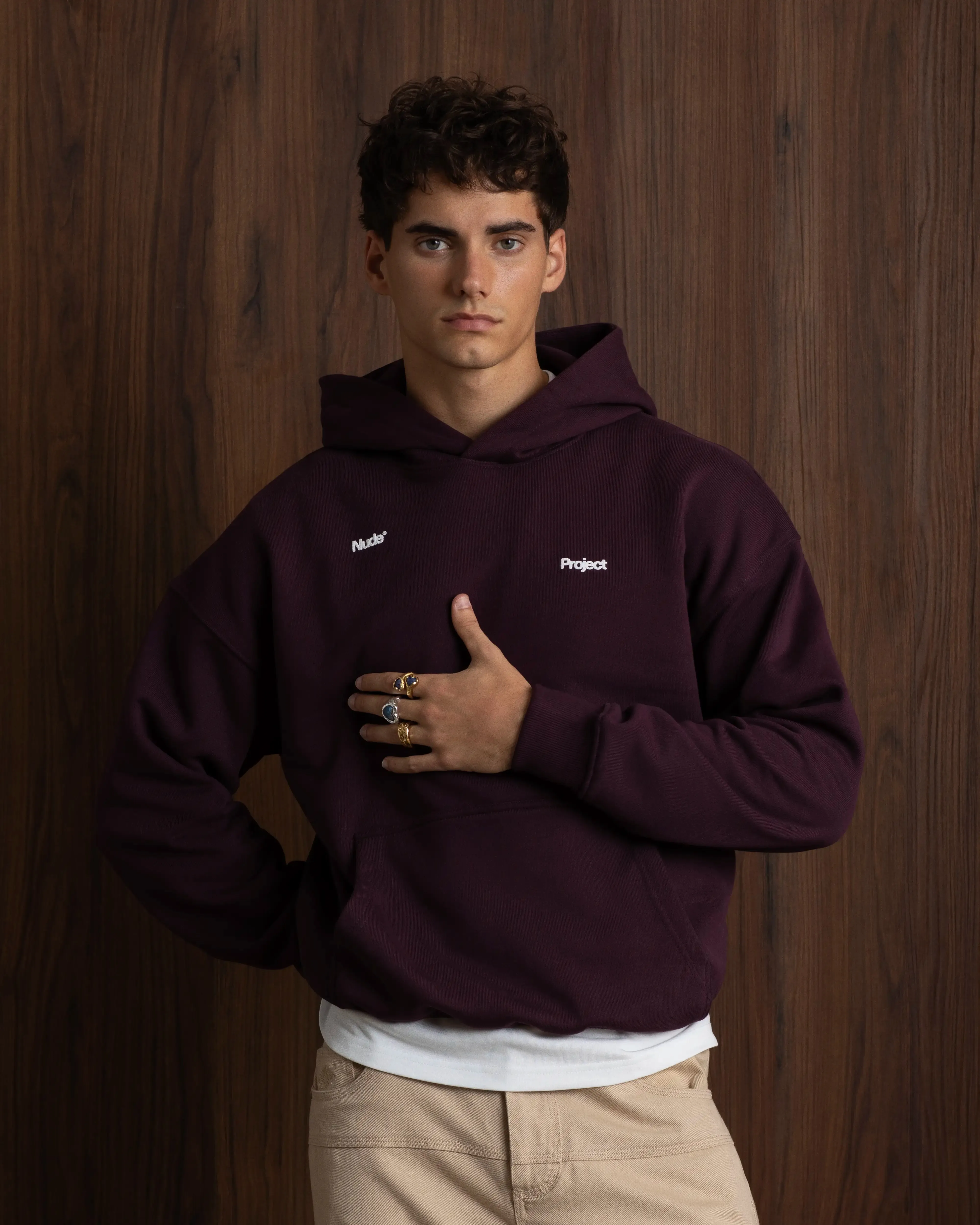 Ladder Hoodie Figue sold by Nude Project product image thumbnail 4