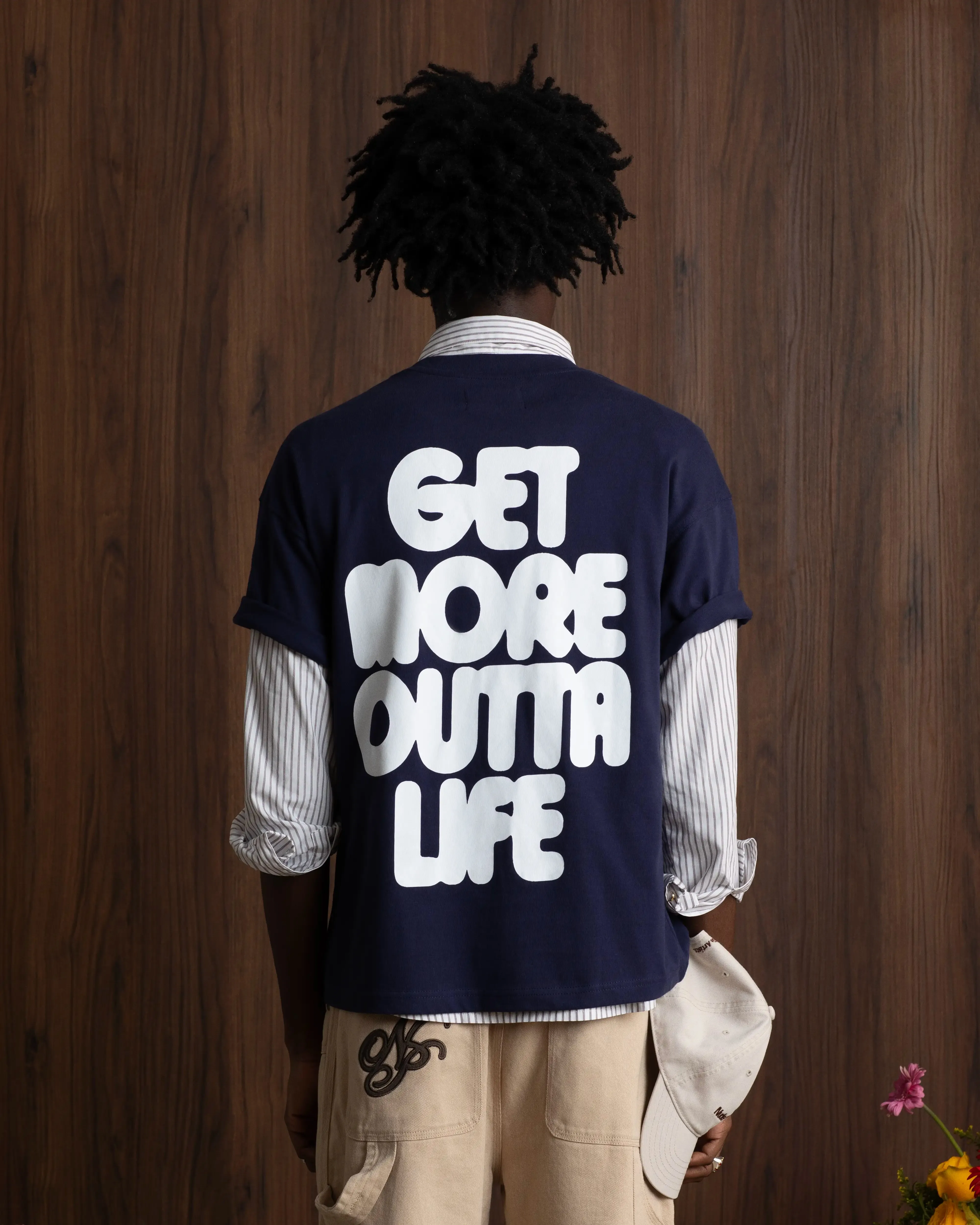 Always Late Tee Navy sold by Nude Project product image thumbnail 2