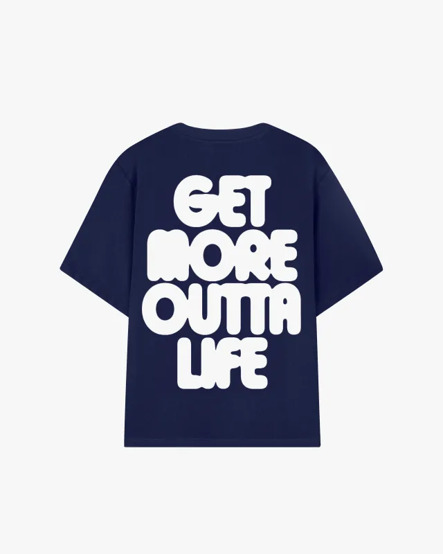 Always Late Tee Navy sold by Nude Project