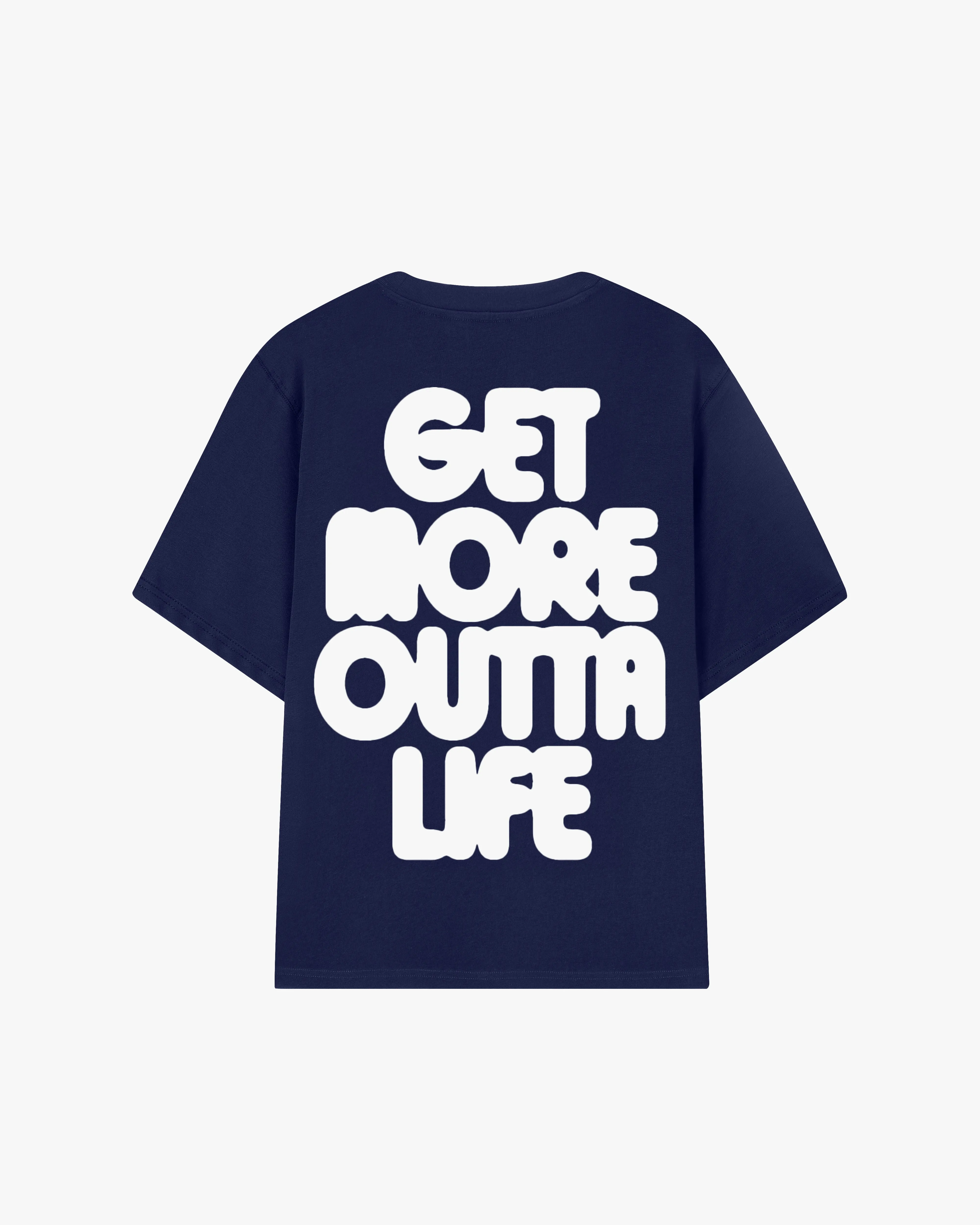 Always Late Tee Navy sold by Nude Project