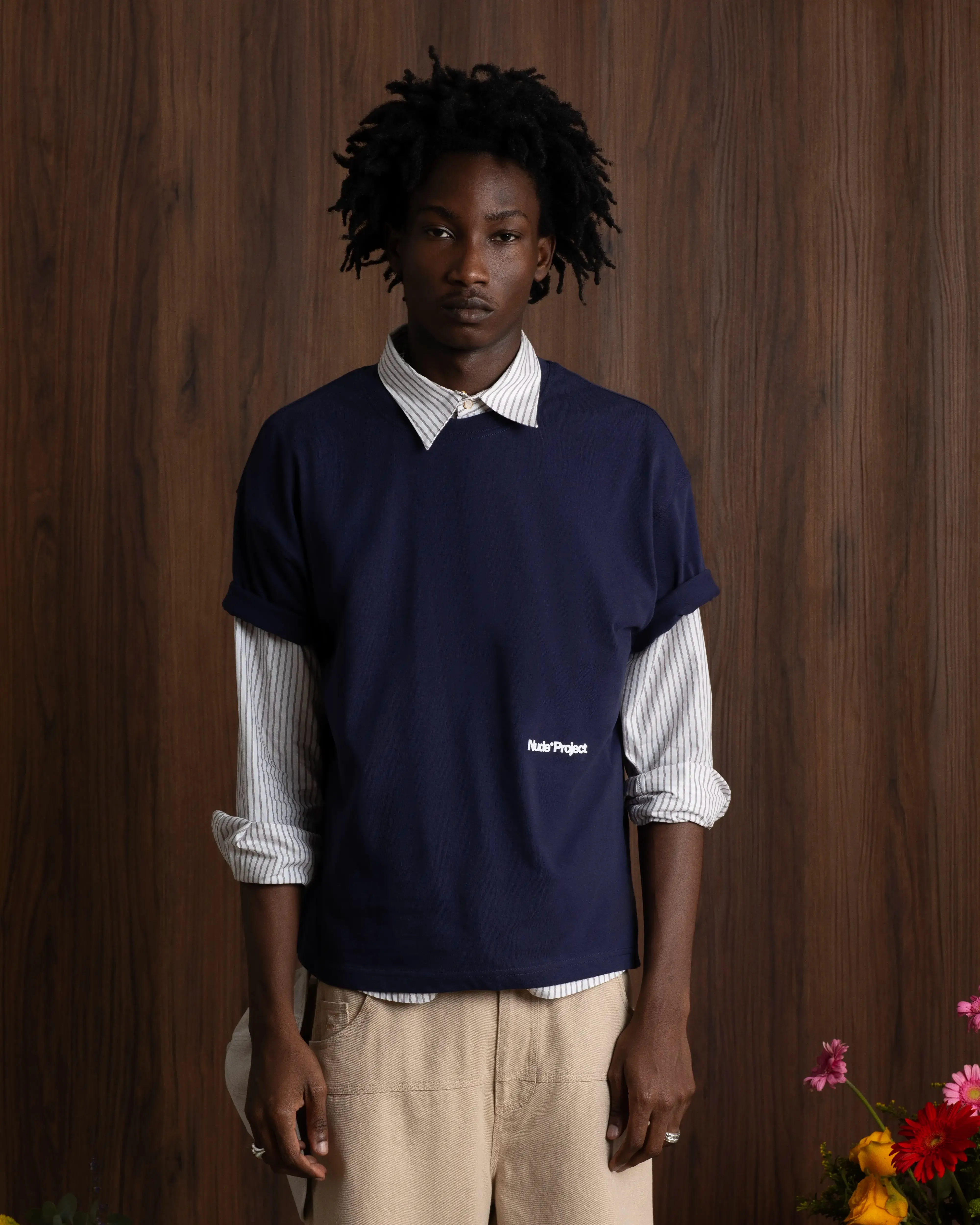 Always Late Tee Navy sold by Nude Project product image thumbnail 4