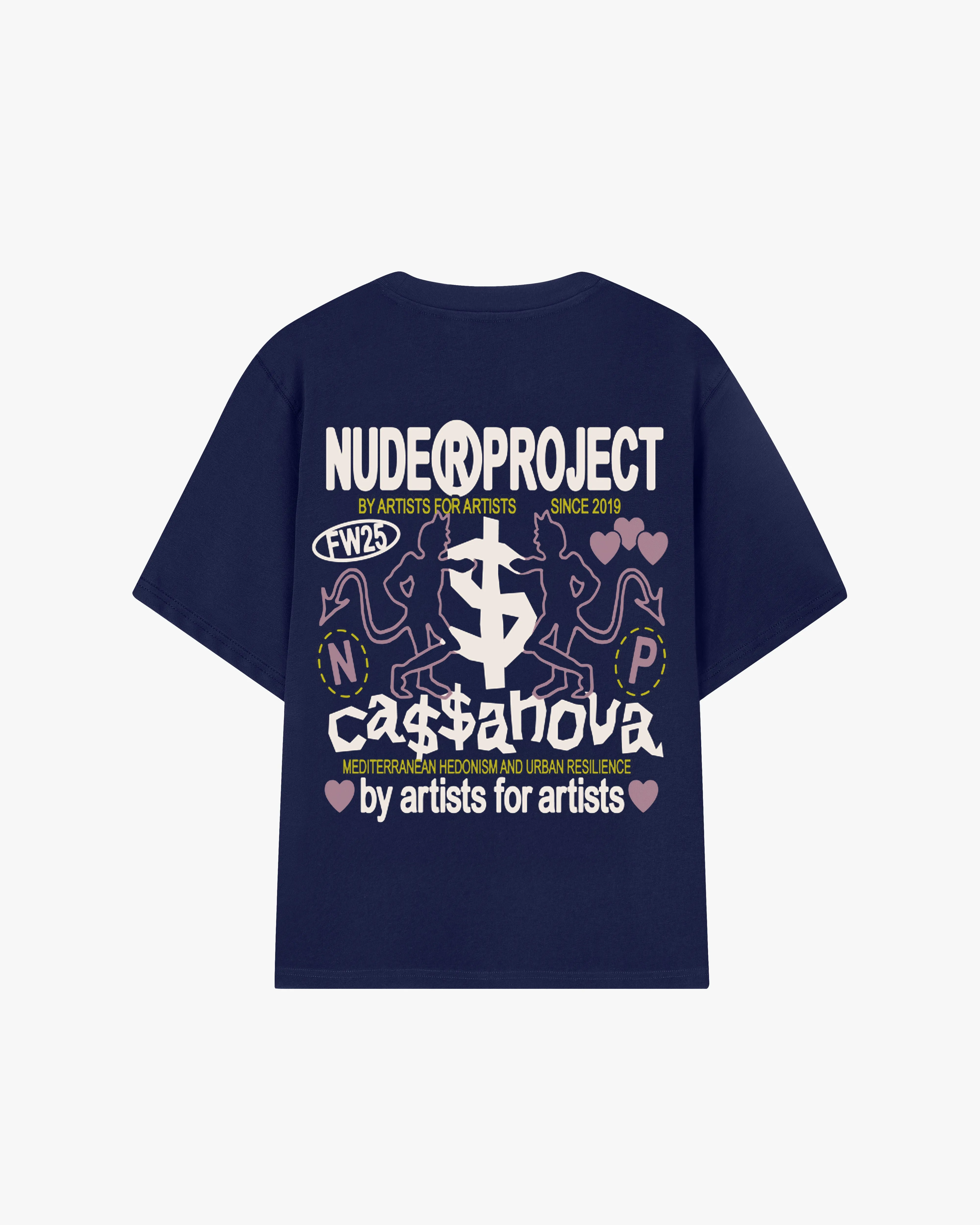 Cassanova Tee Navy sold by Nude Project