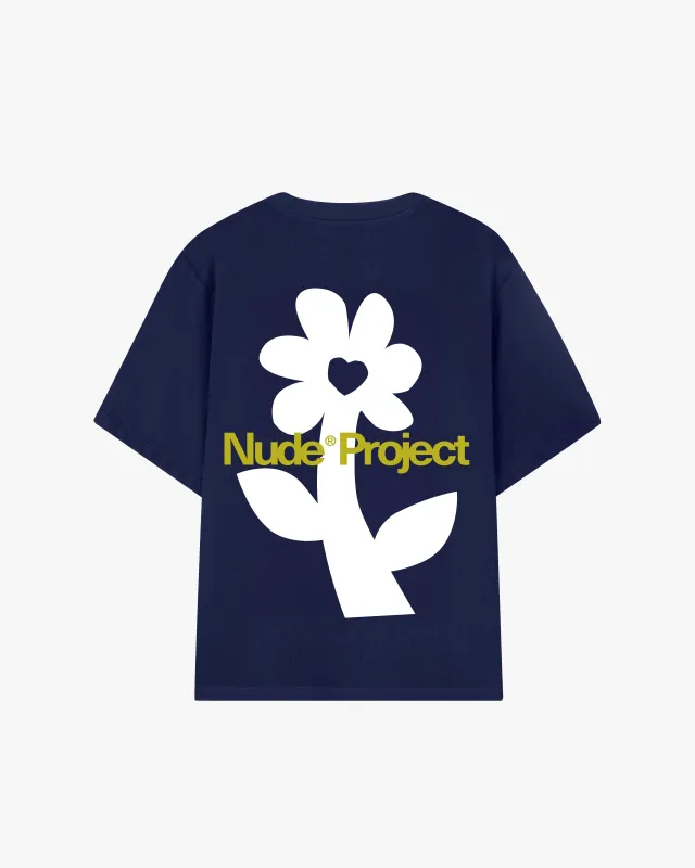 Sunny Tee Navy sold by Nude Project