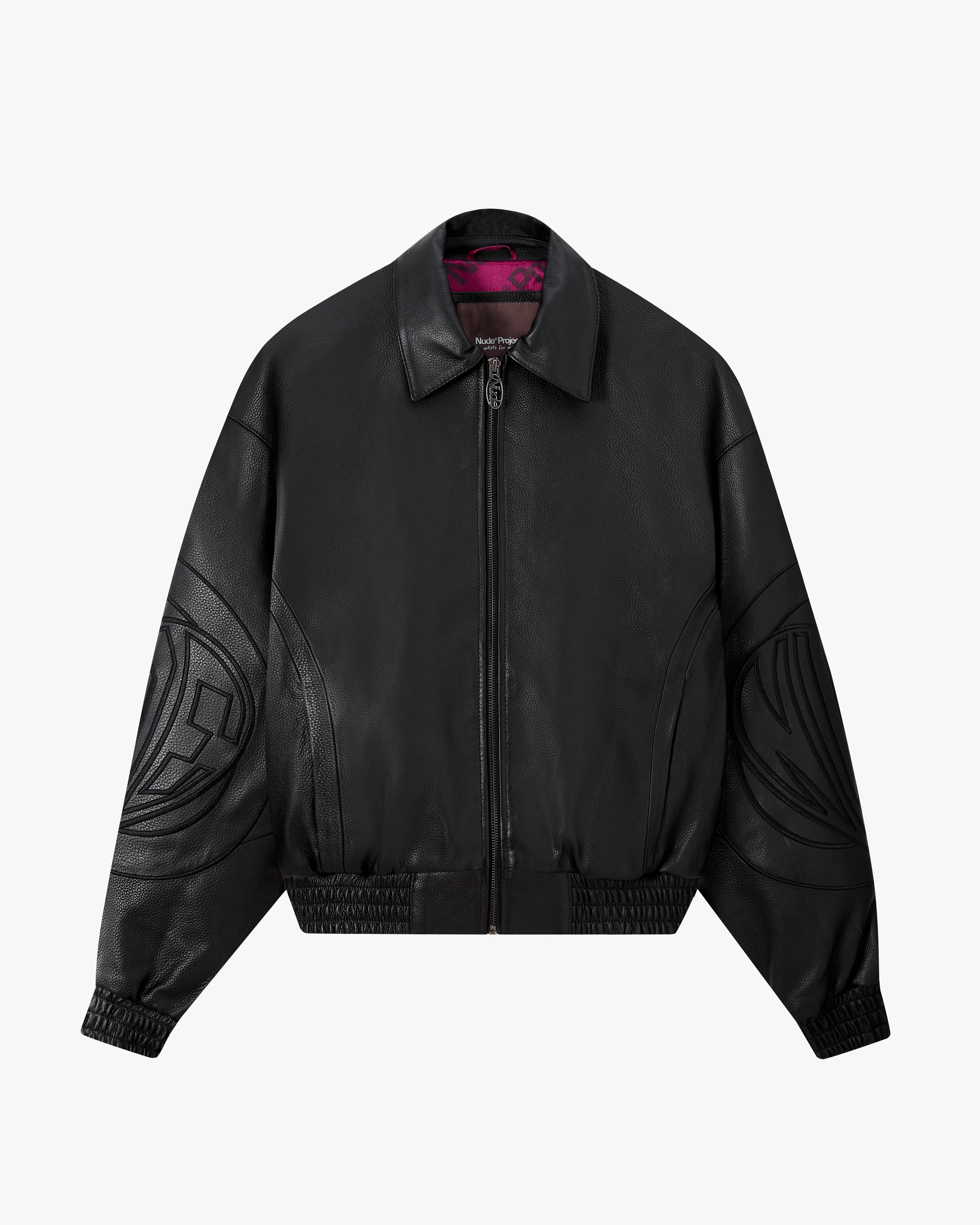 Iconic Leather Jacket Black sold by Nude Project product image thumbnail 3