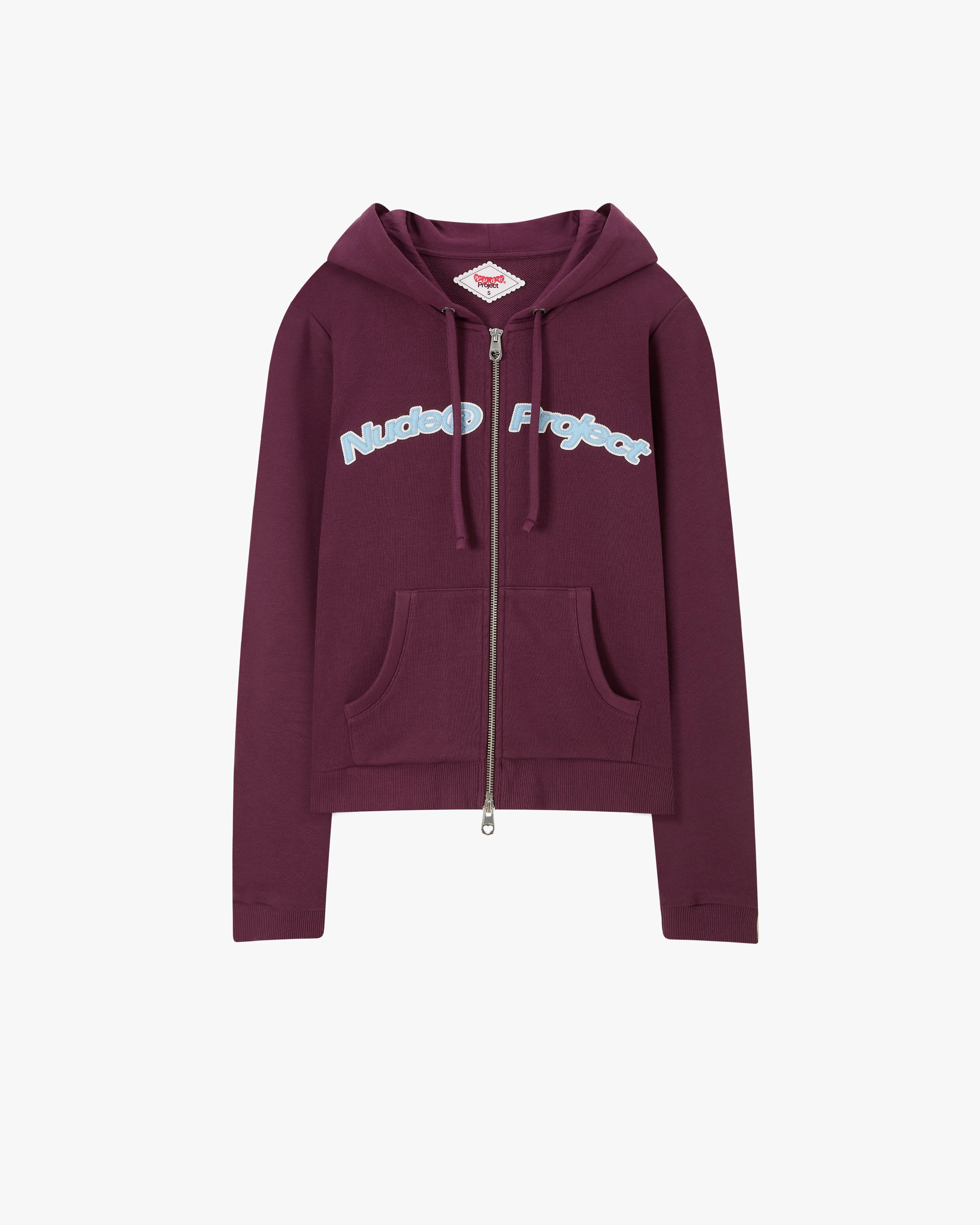 Margarita Zip-up Hoodie Burgundy sold by Nude Project