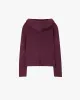 Margarita Zip-up Hoodie Burgundy sold by Nude Project