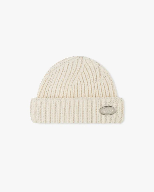 Fisherman Beanie Ivory sold by Nude Project