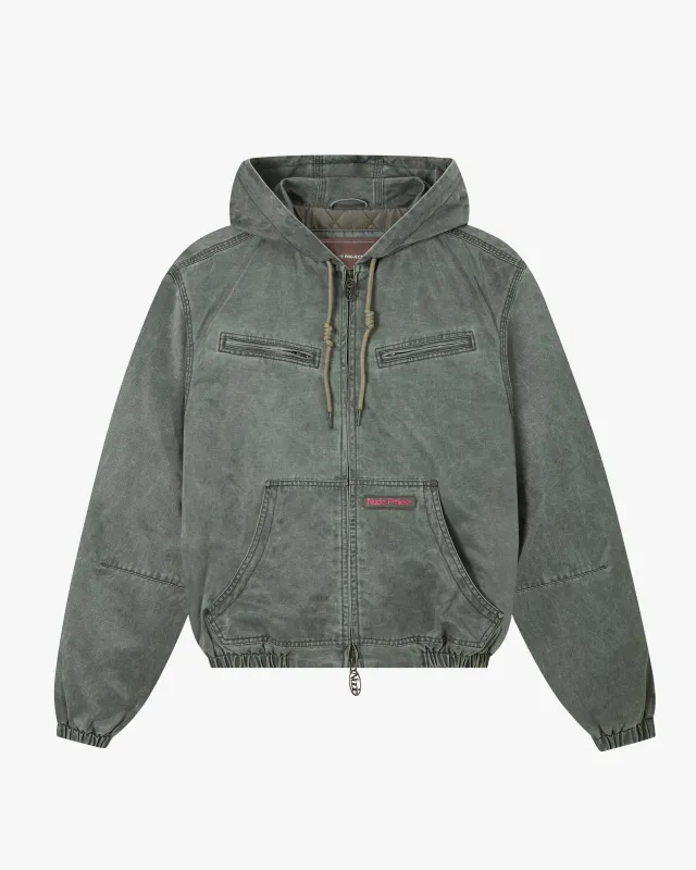 Comfy Worker Jacket Green sold by Nude Project