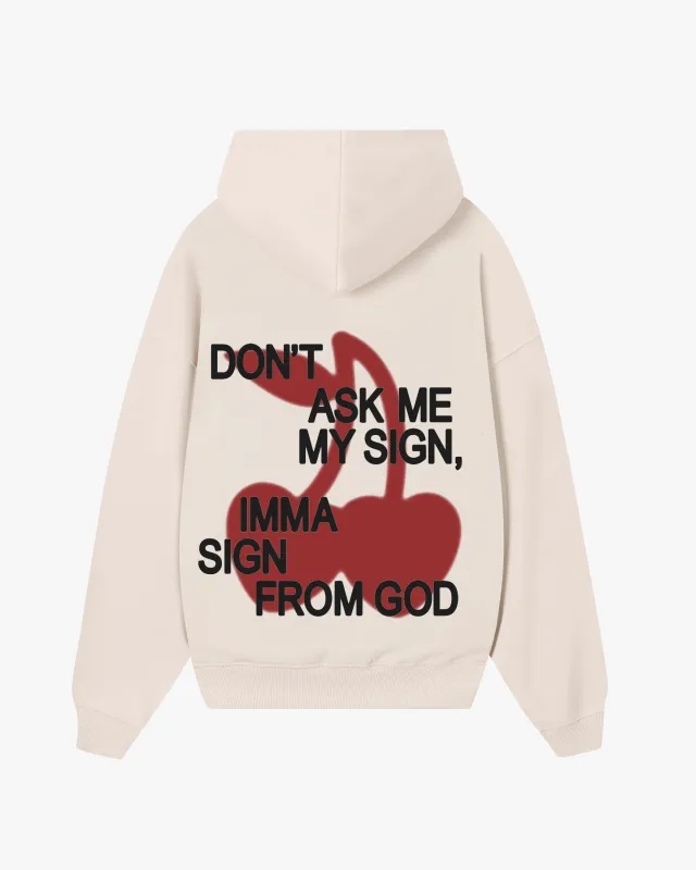 Ladder Hoodie Off-White sold by Nude Project