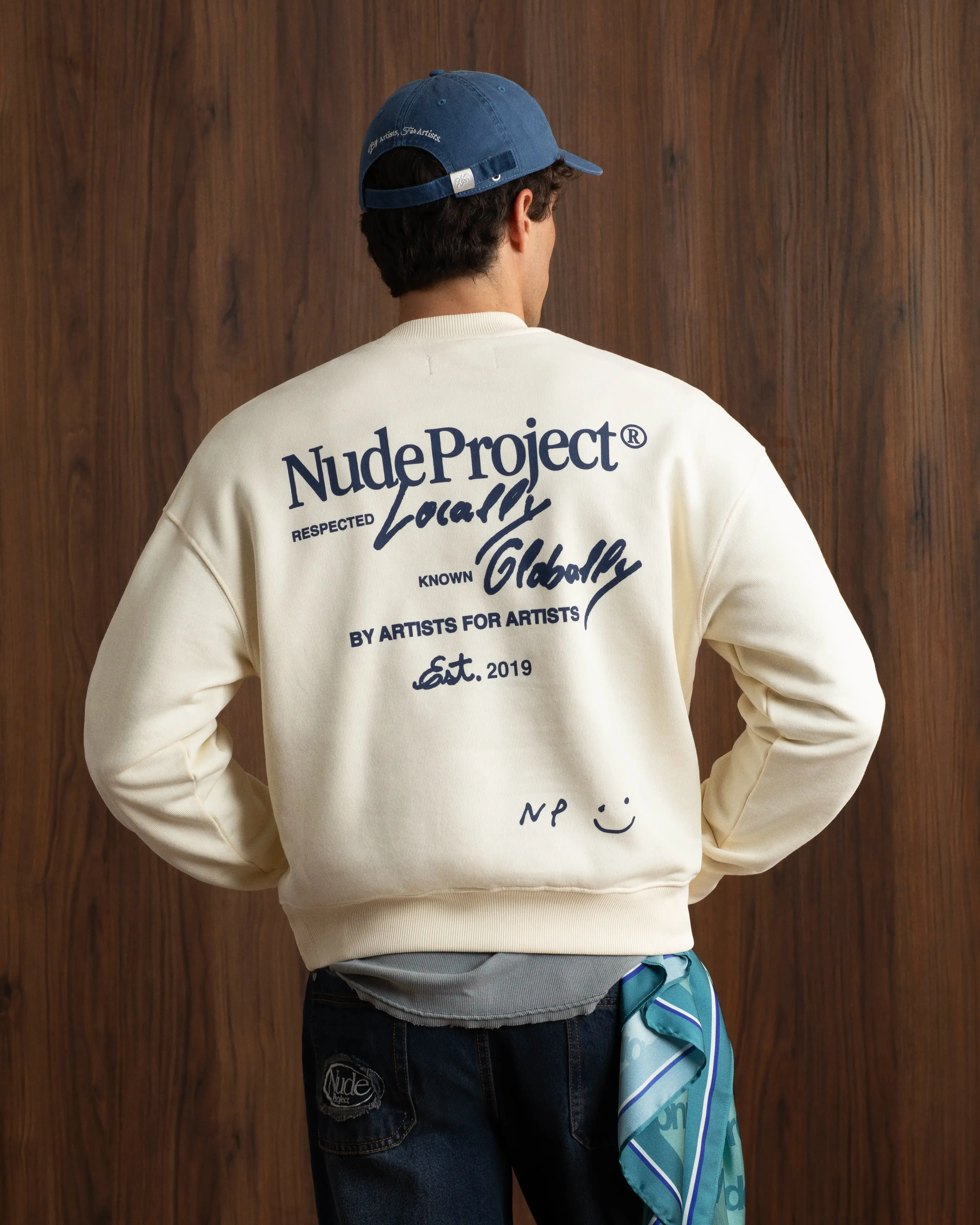 Global Soon Sweatshirt Marshmallow sold by Nude Project product image thumbnail 2