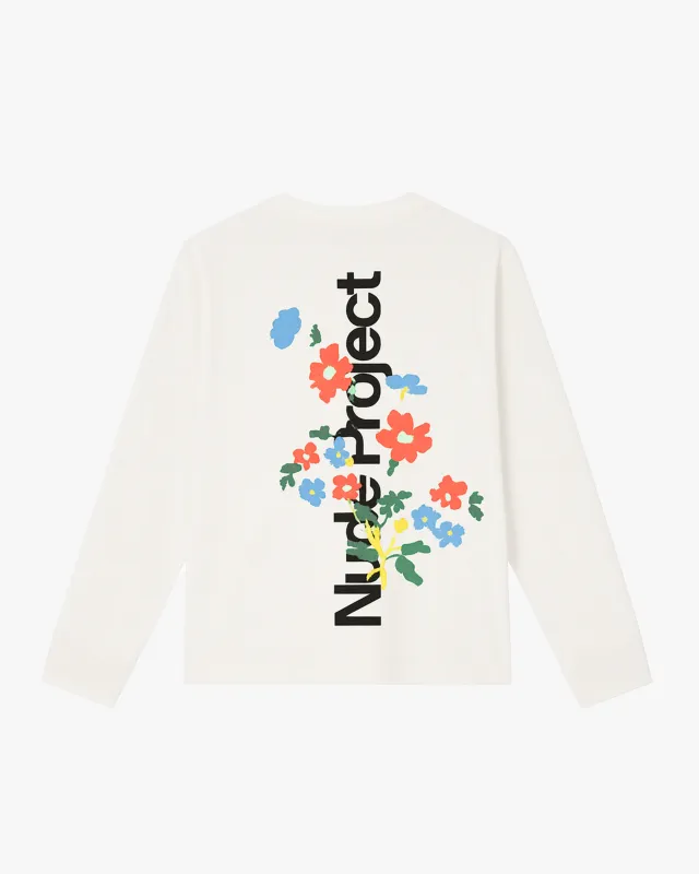 Flower Stripe Long-Sleeve Tee sold by Nude Project