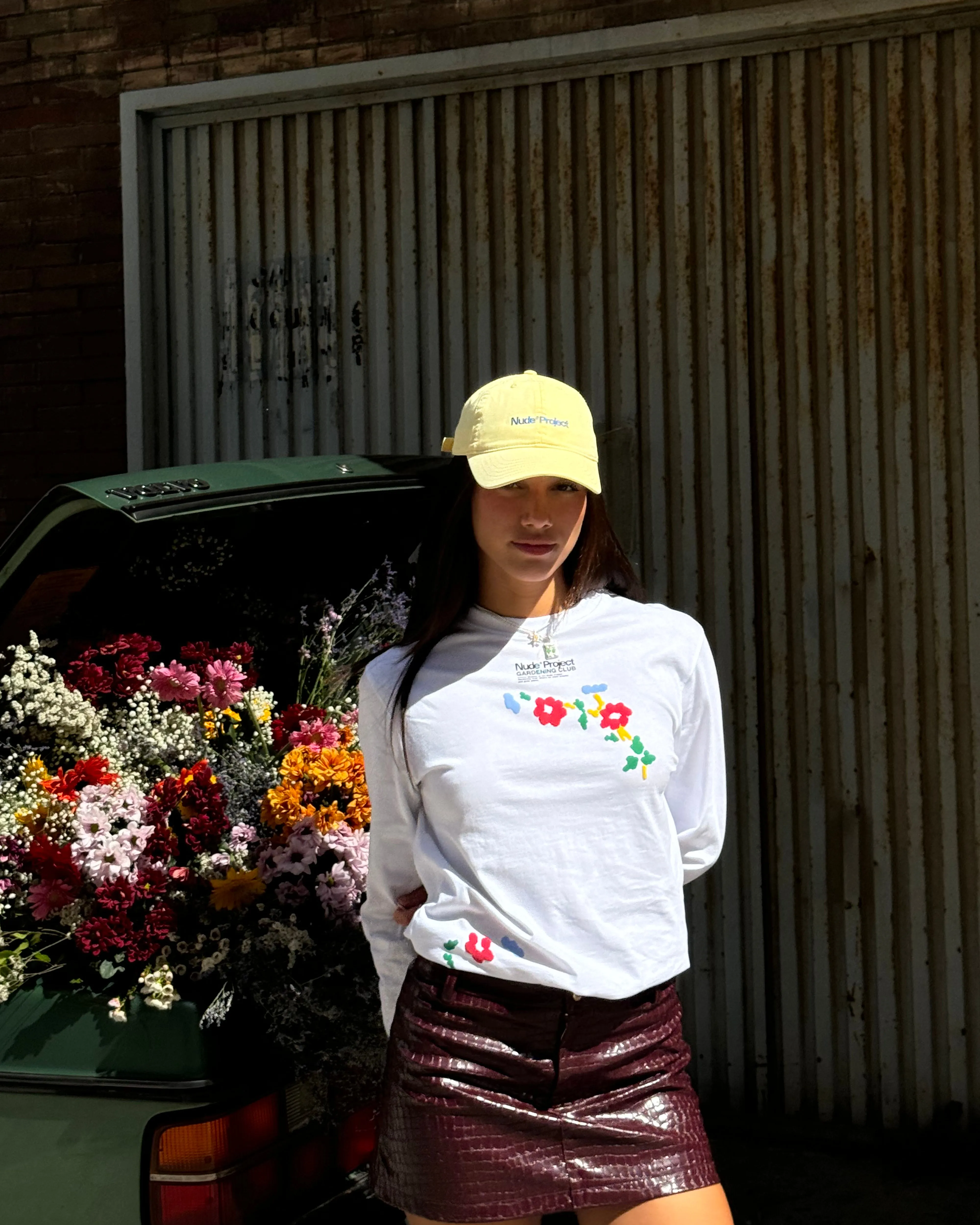 Flower Stripe Long-Sleeve Tee sold by Nude Project product image thumbnail 5