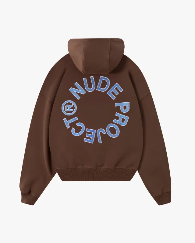 Kory Boxy Hoodie Brown sold by Nude Project