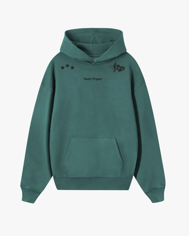 Mower Hoodie Terra Green sold by Nude Project