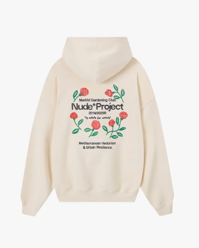 Garden Hoodie Marshmallow sold by Nude Project