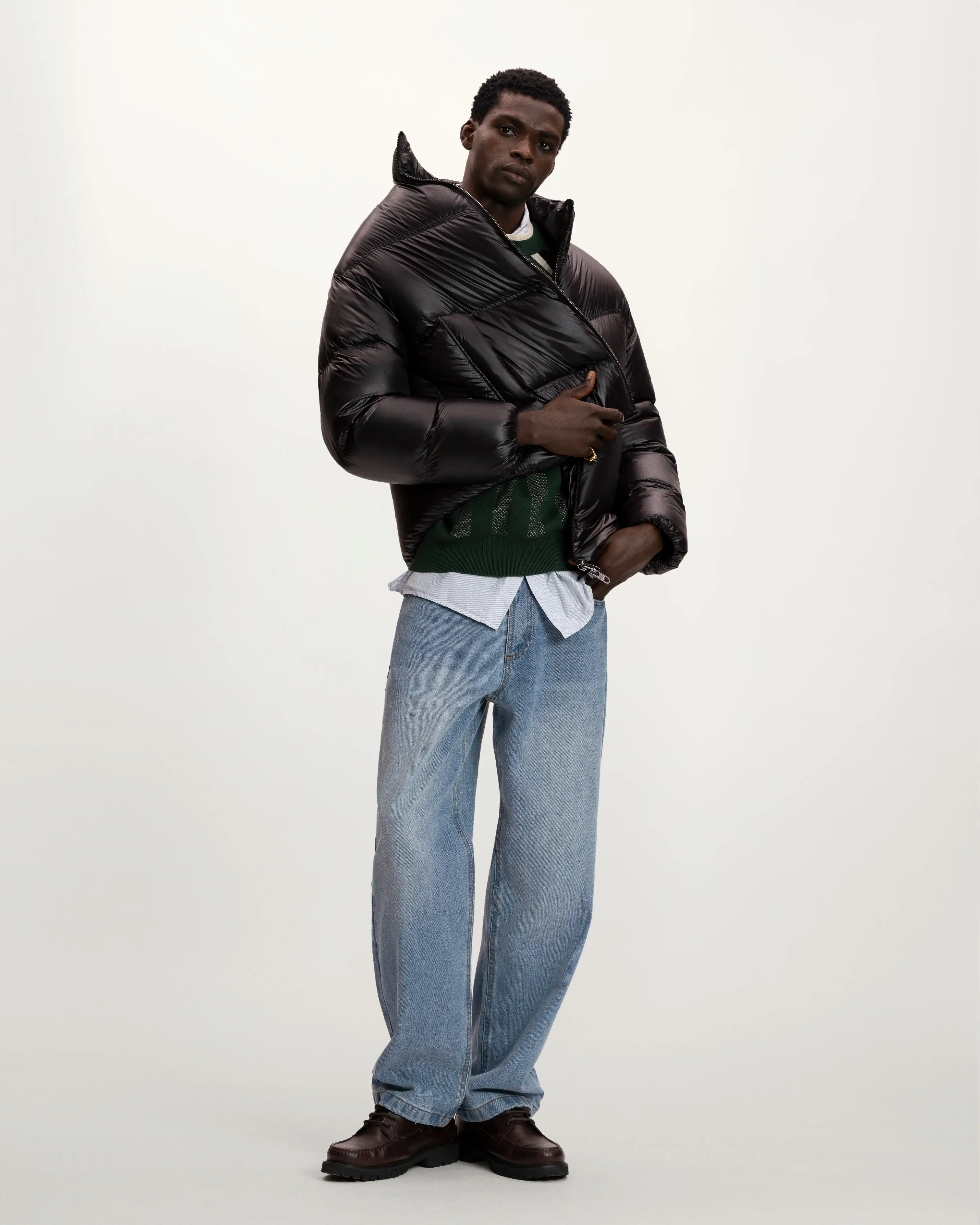 Real Down Og Puffer Jacket Black sold by Nude Project product image thumbnail 2