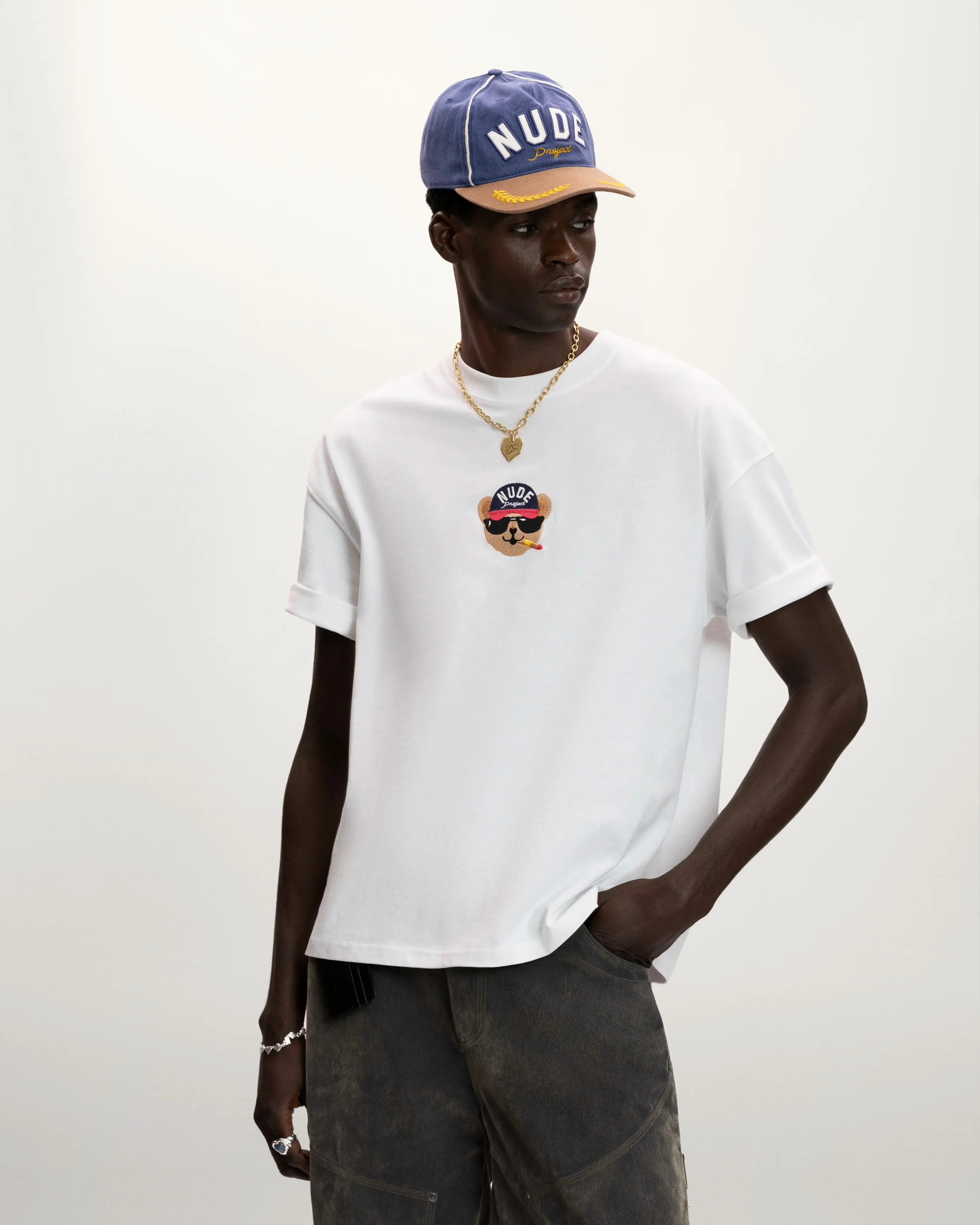 Teddy Tee Navy sold by Nude Project product image thumbnail 3