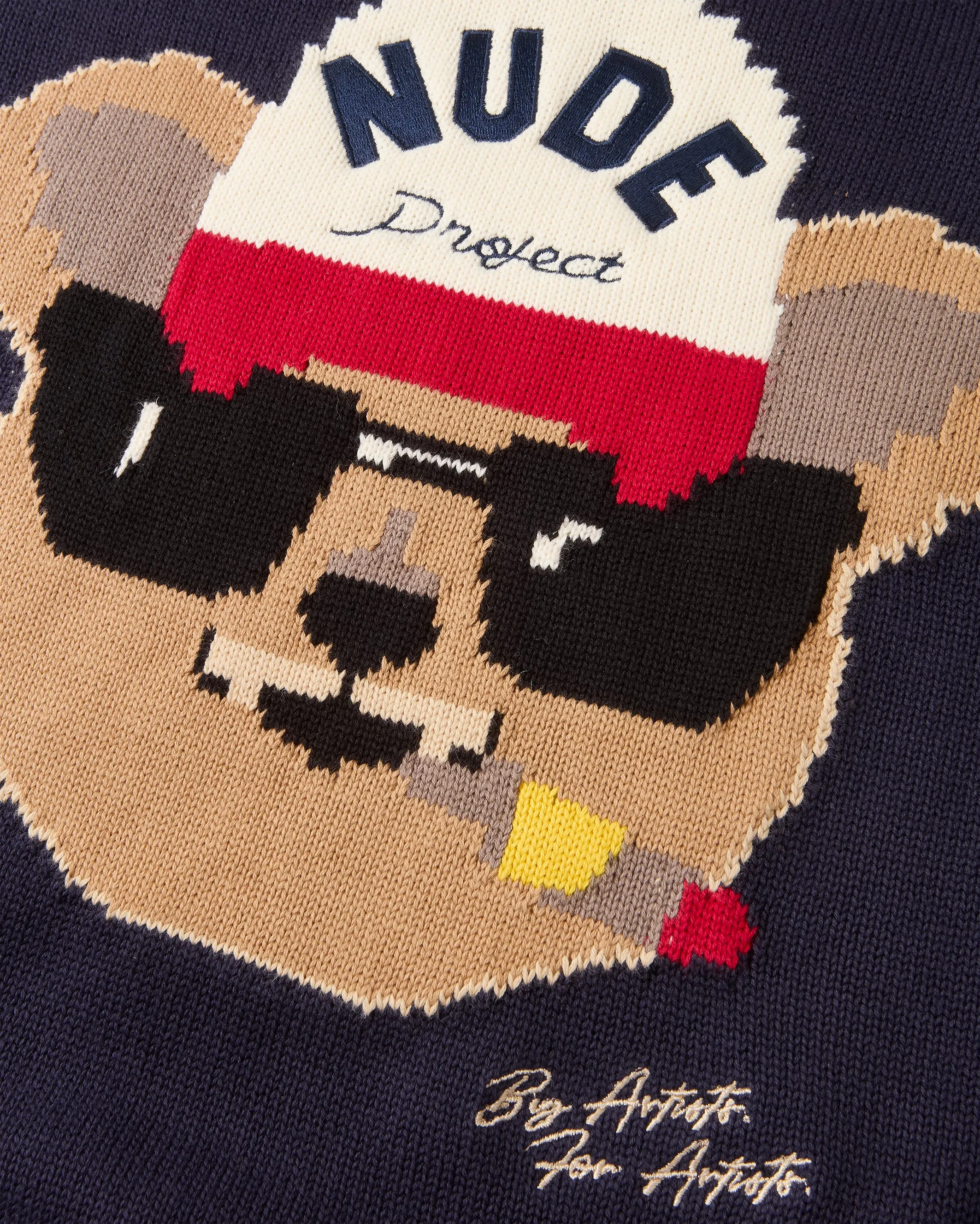 Teddy Knit Sweater Blue sold by Nude Project product image thumbnail 5