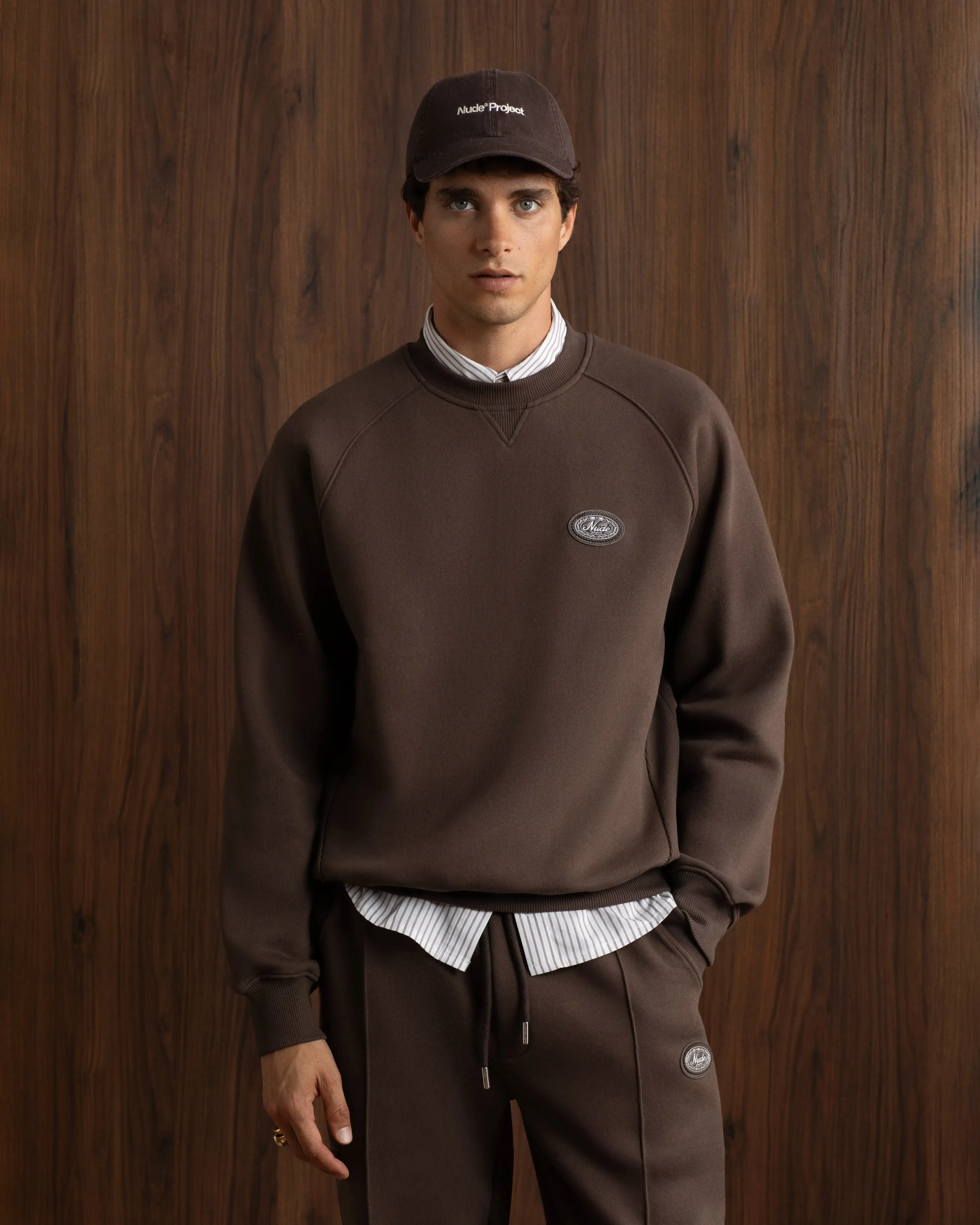 Essentials Sweatshirt Brown sold by Nude Project product image thumbnail 2