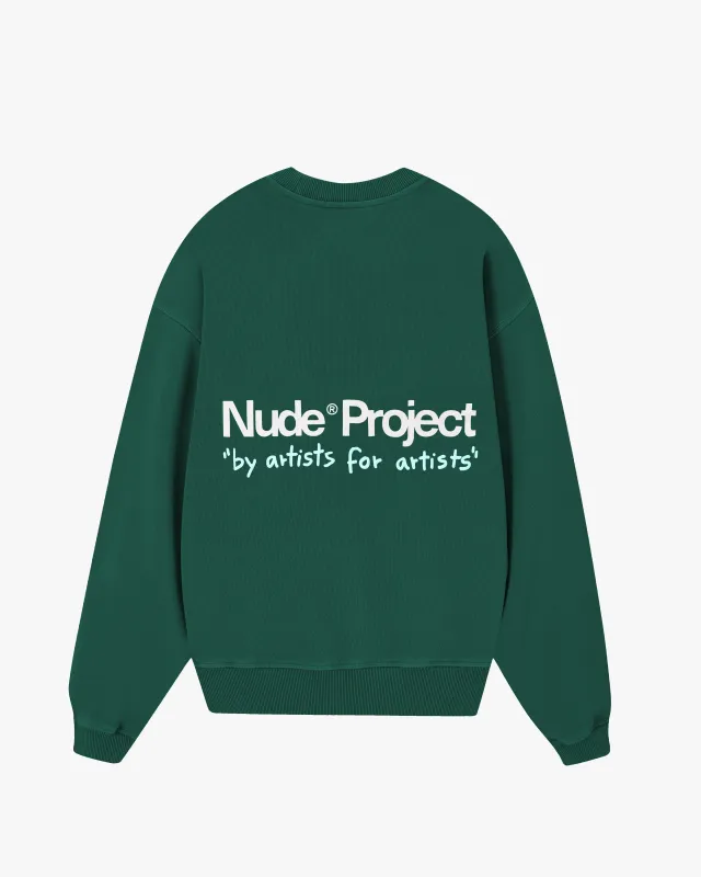 Cult Sweatshirt Green sold by Nude Project