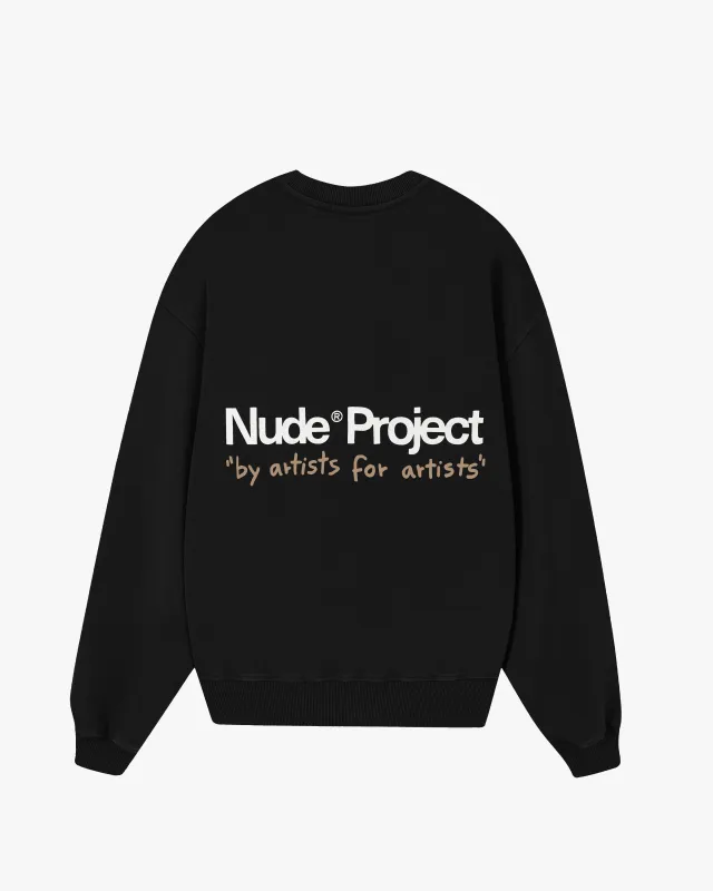 Cult Sweatshirt Black sold by Nude Project