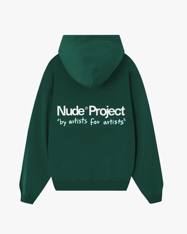 Cult Hoodie Green sold by Nude Project