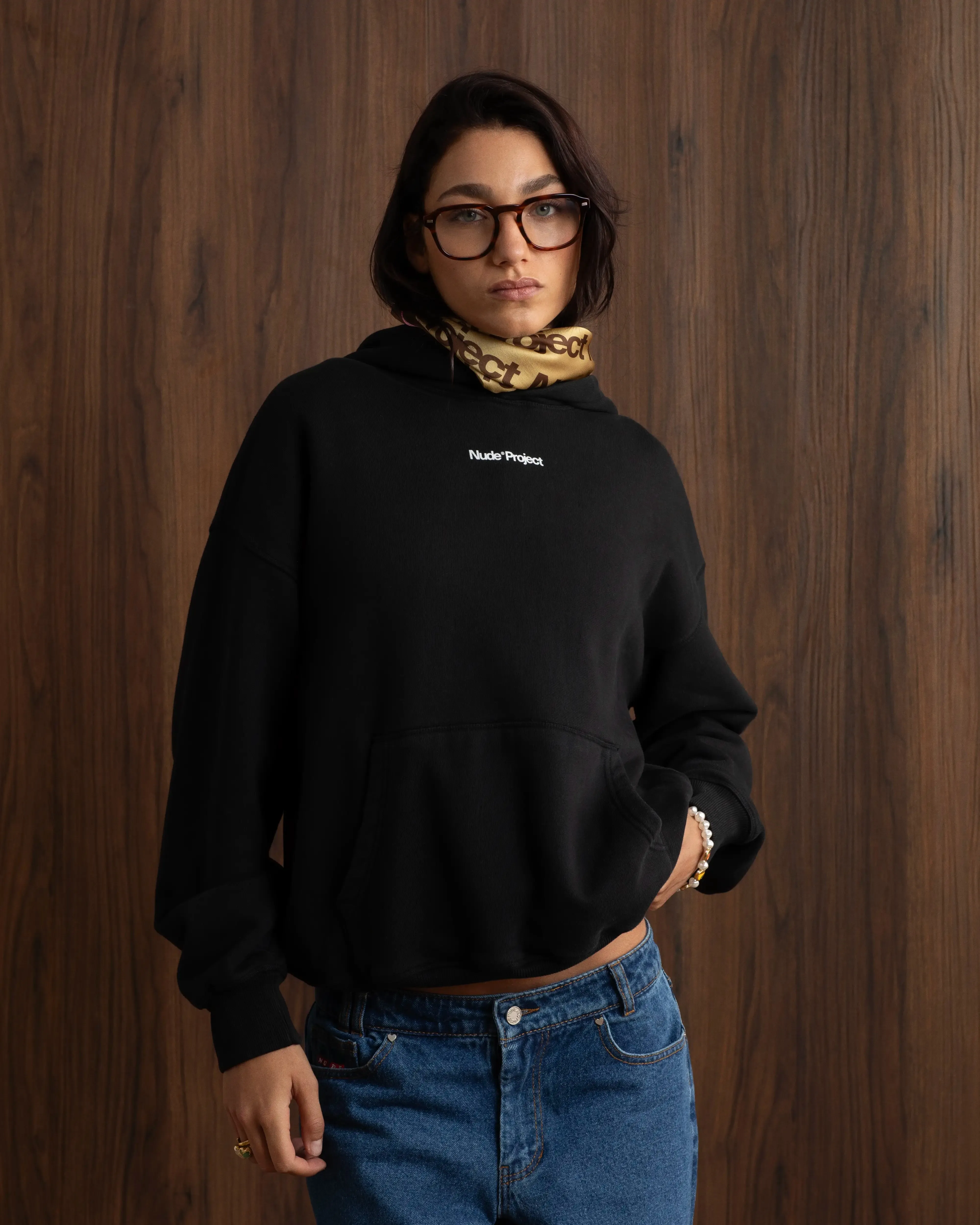 Cult Hoodie Black sold by Nude Project product image thumbnail 4