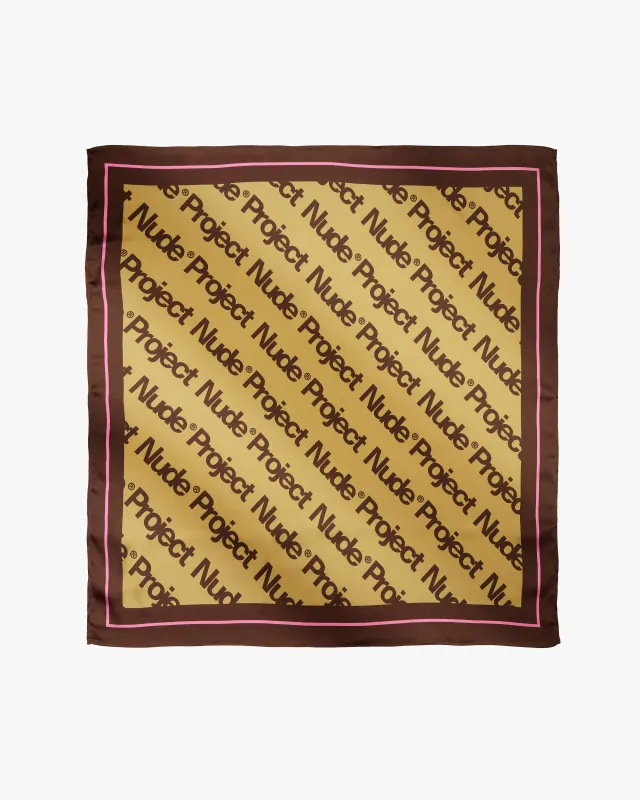 Classic Handkerchief Logo Brown sold by Nude Project