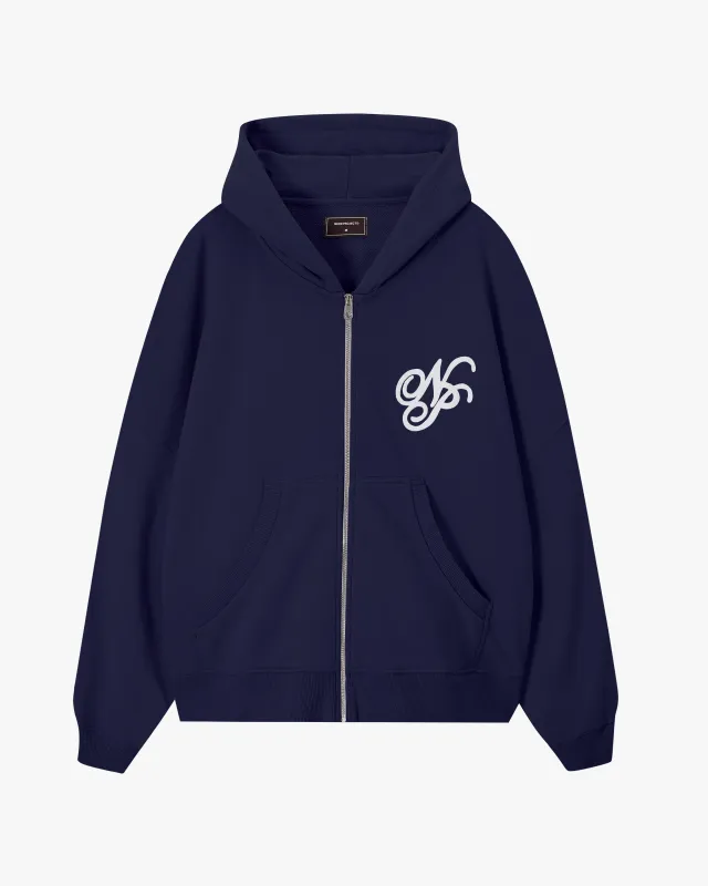 Global Soon Waffle Zip-Up Hoodie Ash | Parallel