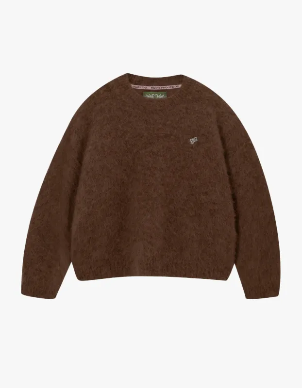 Alpaca Knit Sweater Brown sold by Nude Project