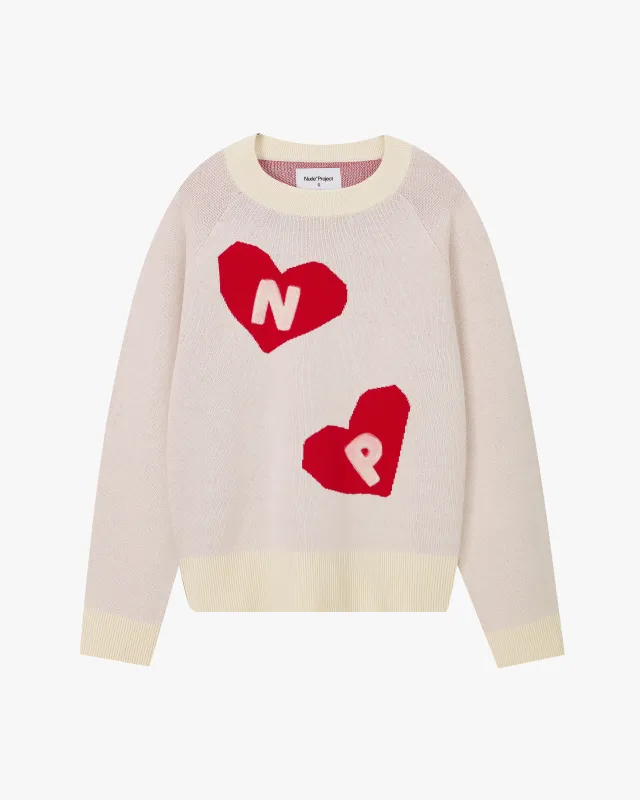 Cor Knit Sweater Off-White sold by Nude Project