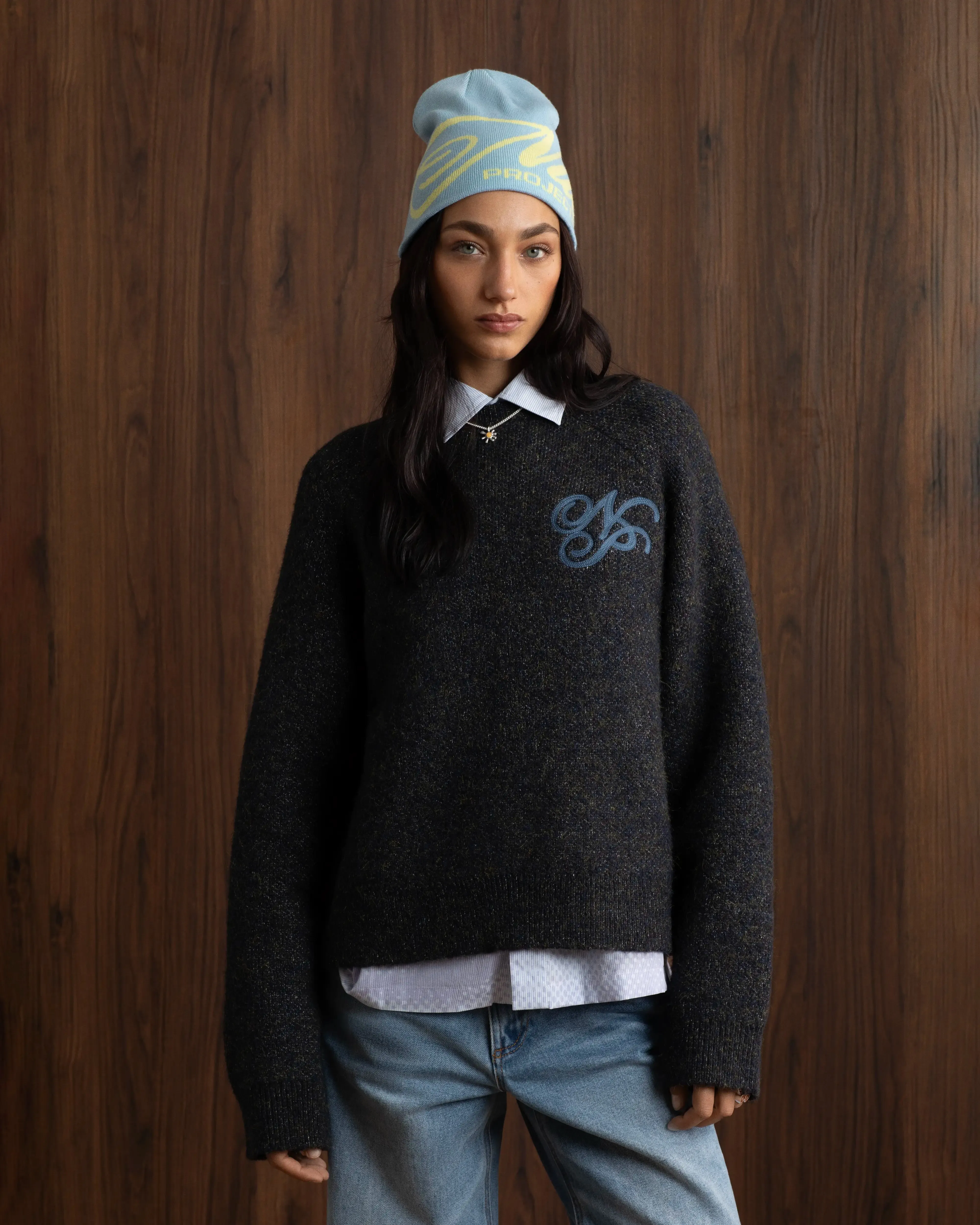 Le Marais Knit Sweater Ash sold by Nude Project product image thumbnail 4