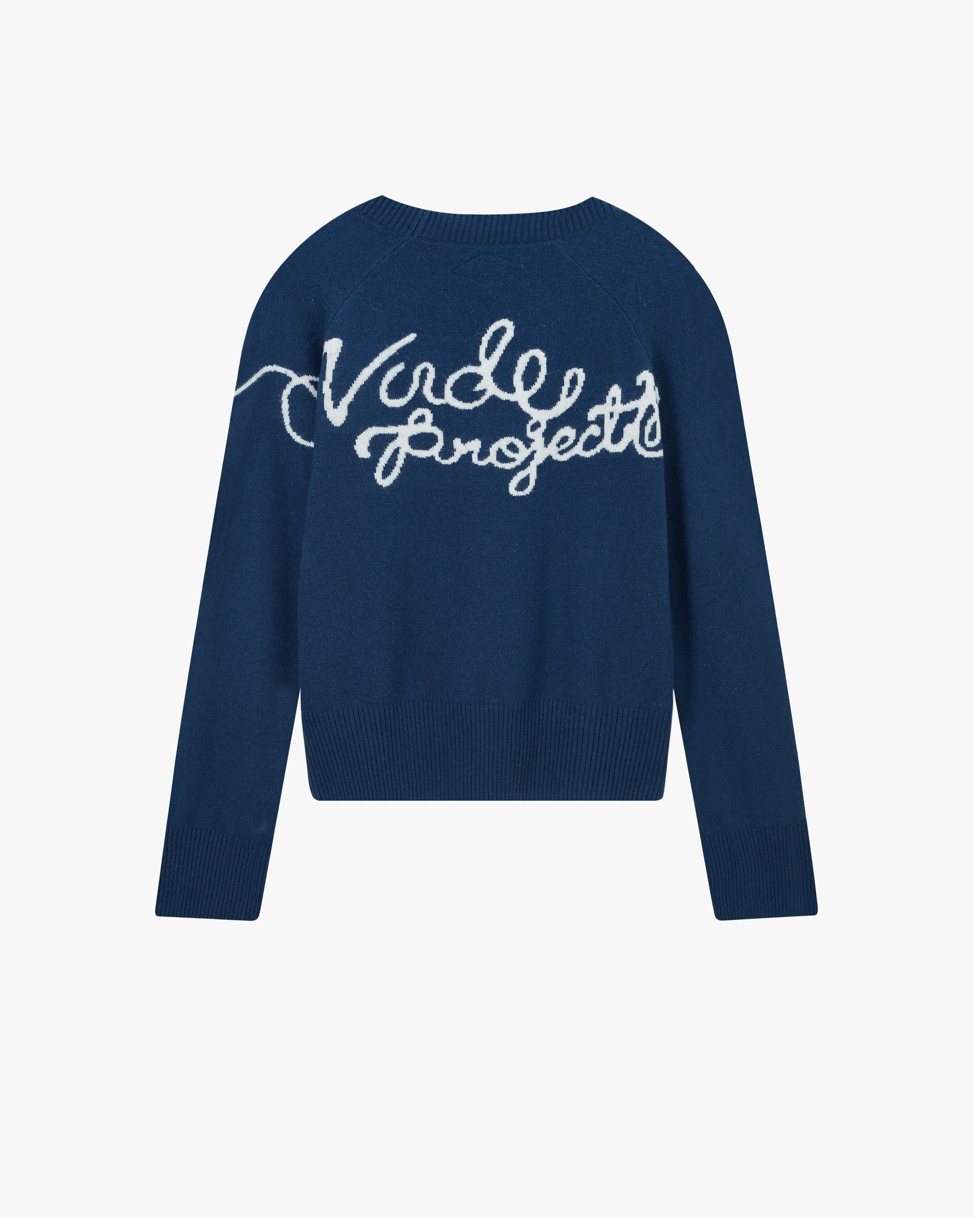 Busy Knit Sweater Navy sold by Nude Project product image thumbnail 5