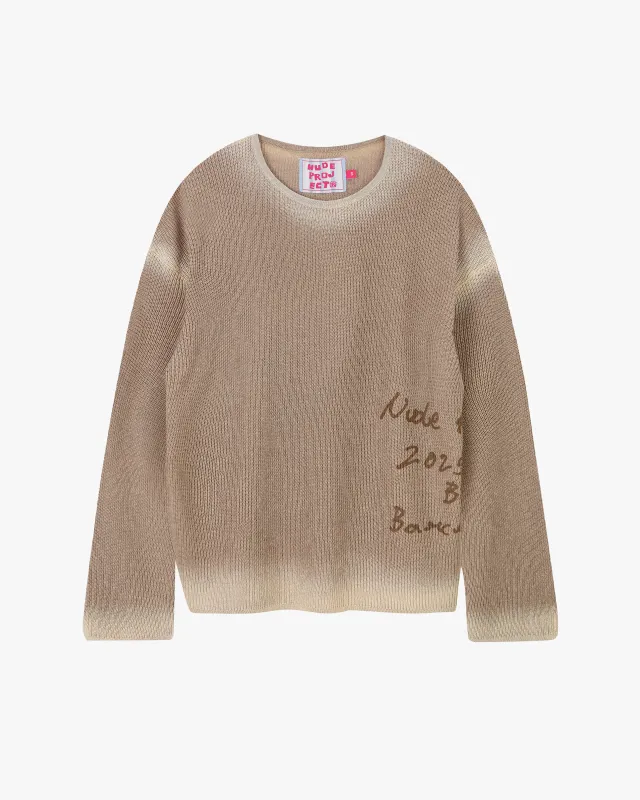 Local Knit Brown sold by Nude Project