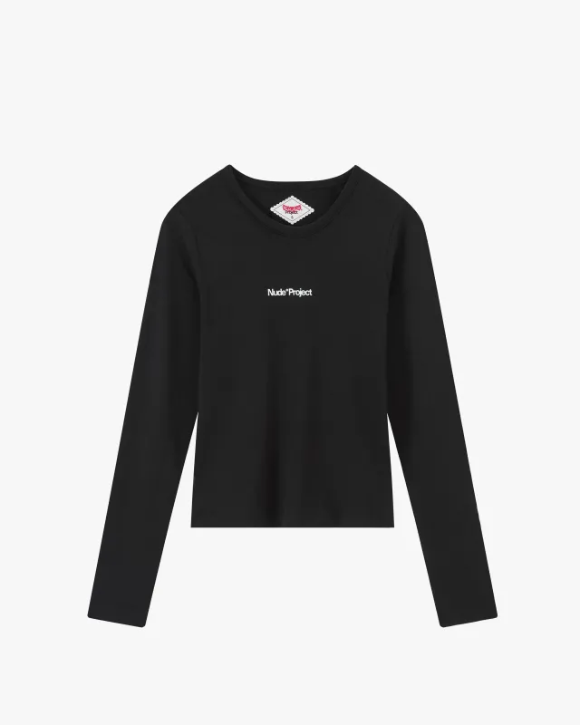 Husky Long-Sleeve Tee Black made by Nude Project