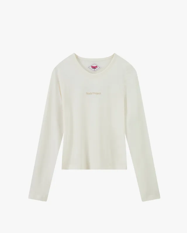 Husky Long-Sleeve Tee Ivory sold by Nude Project