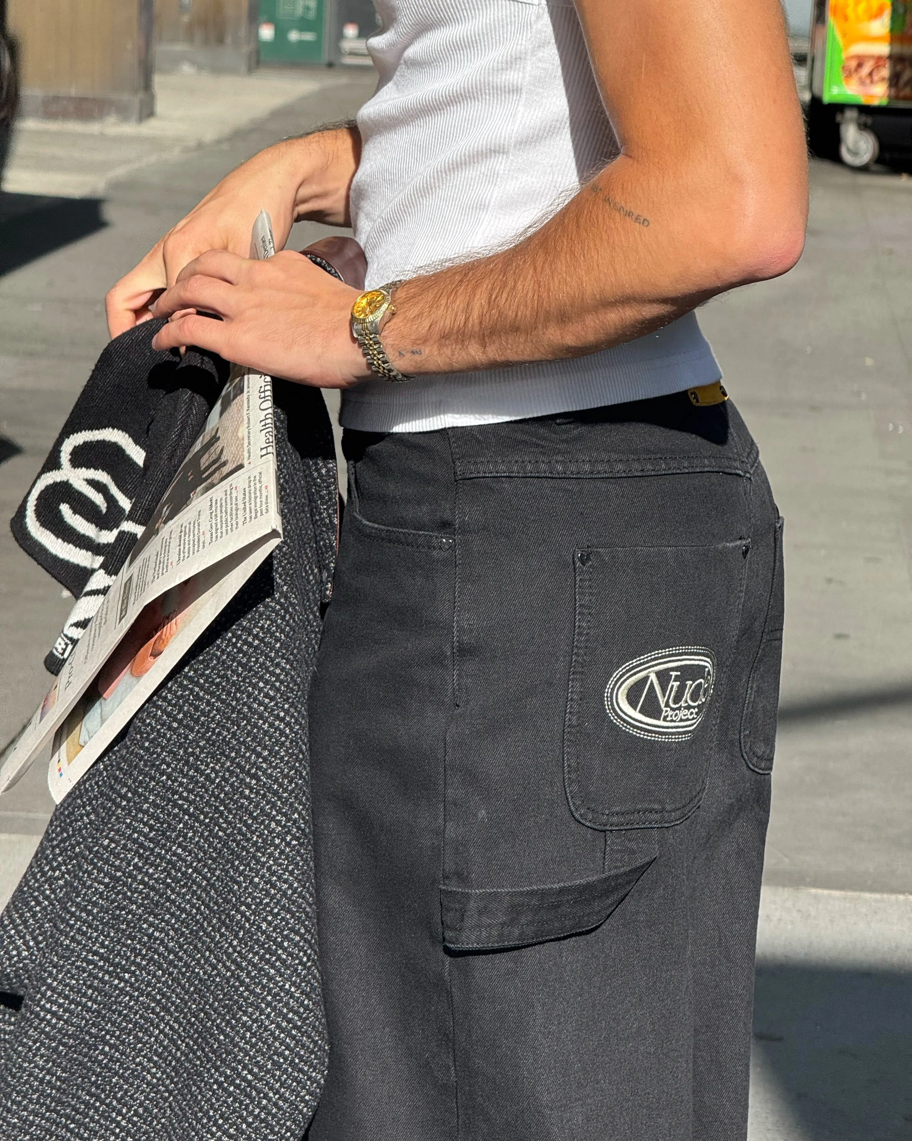 Barrel Jeans Black sold by Nude Project product image thumbnail 5