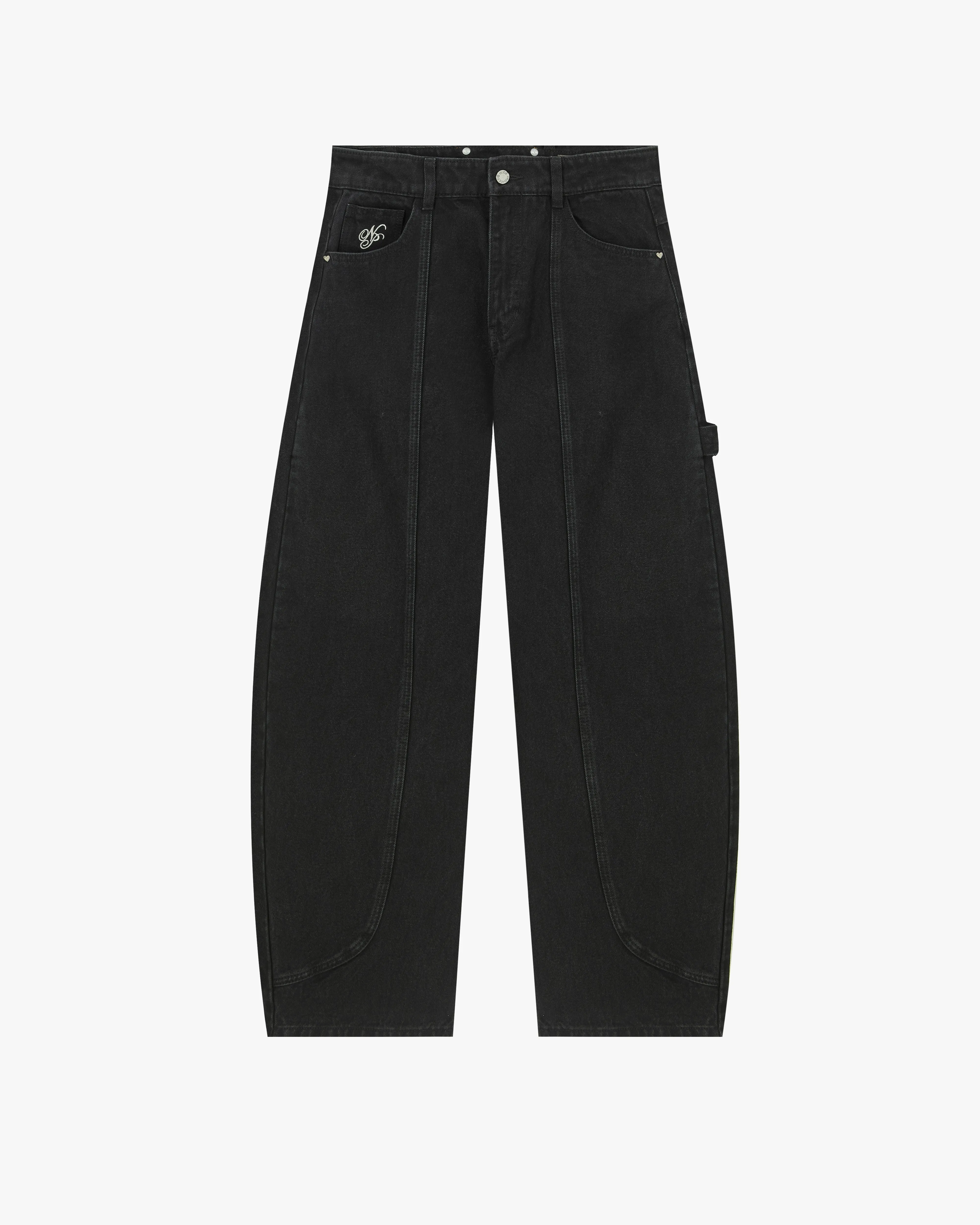 Barrel Jeans Black sold by Nude Project