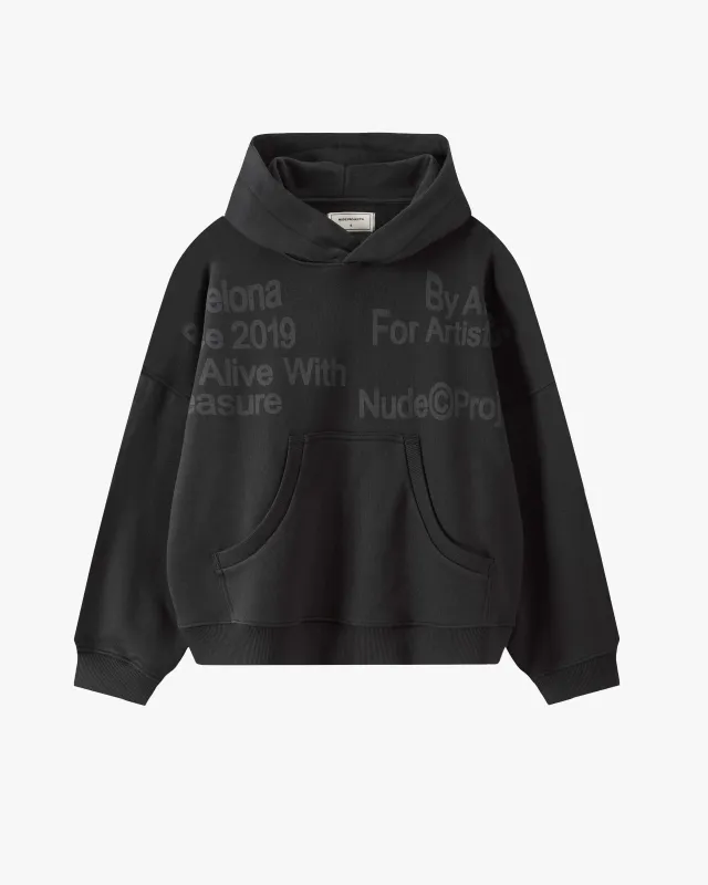 Location Boxy Hoodie Ash sold by Nude Project