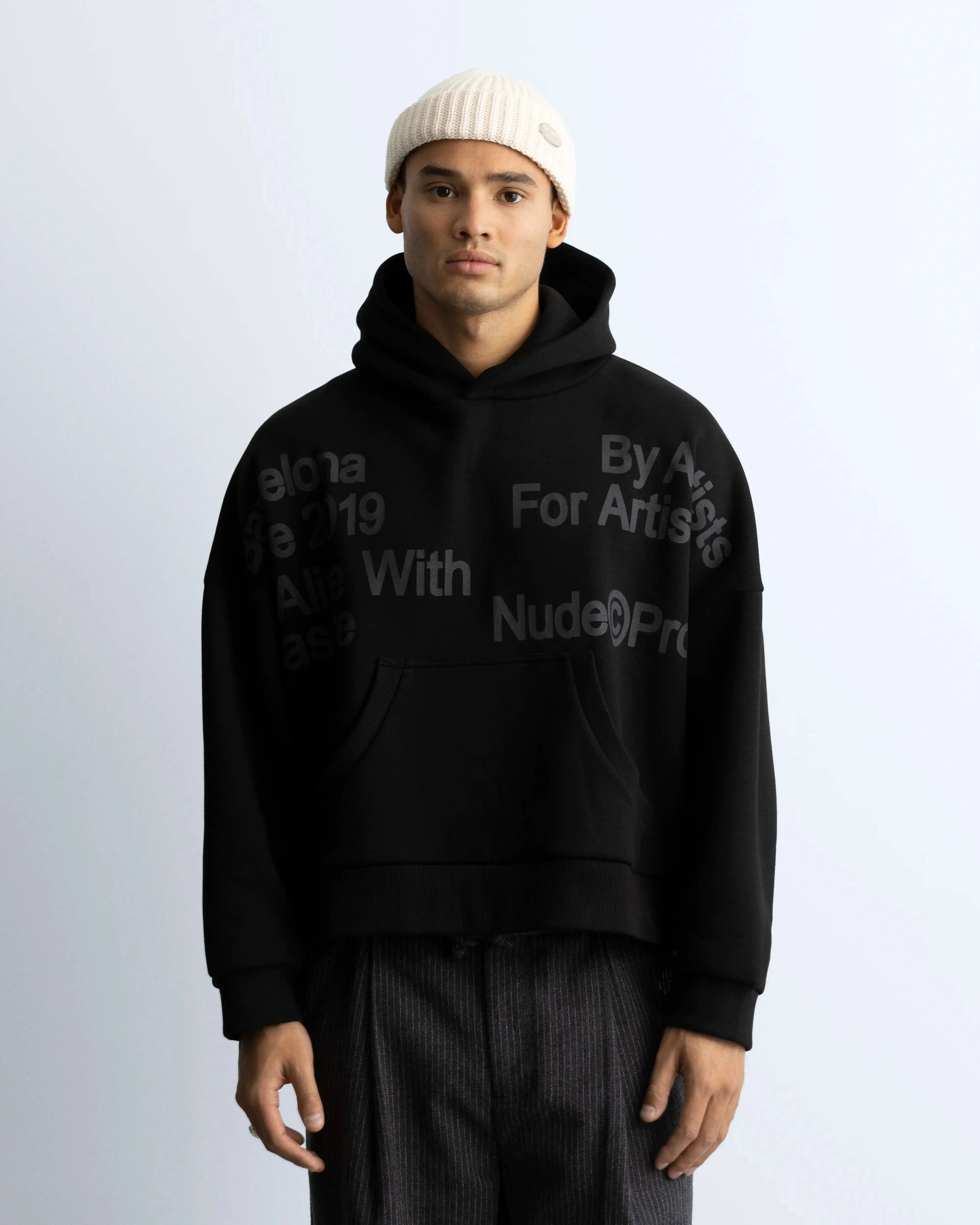 Location Boxy Hoodie Ash sold by Nude Project product image thumbnail 5