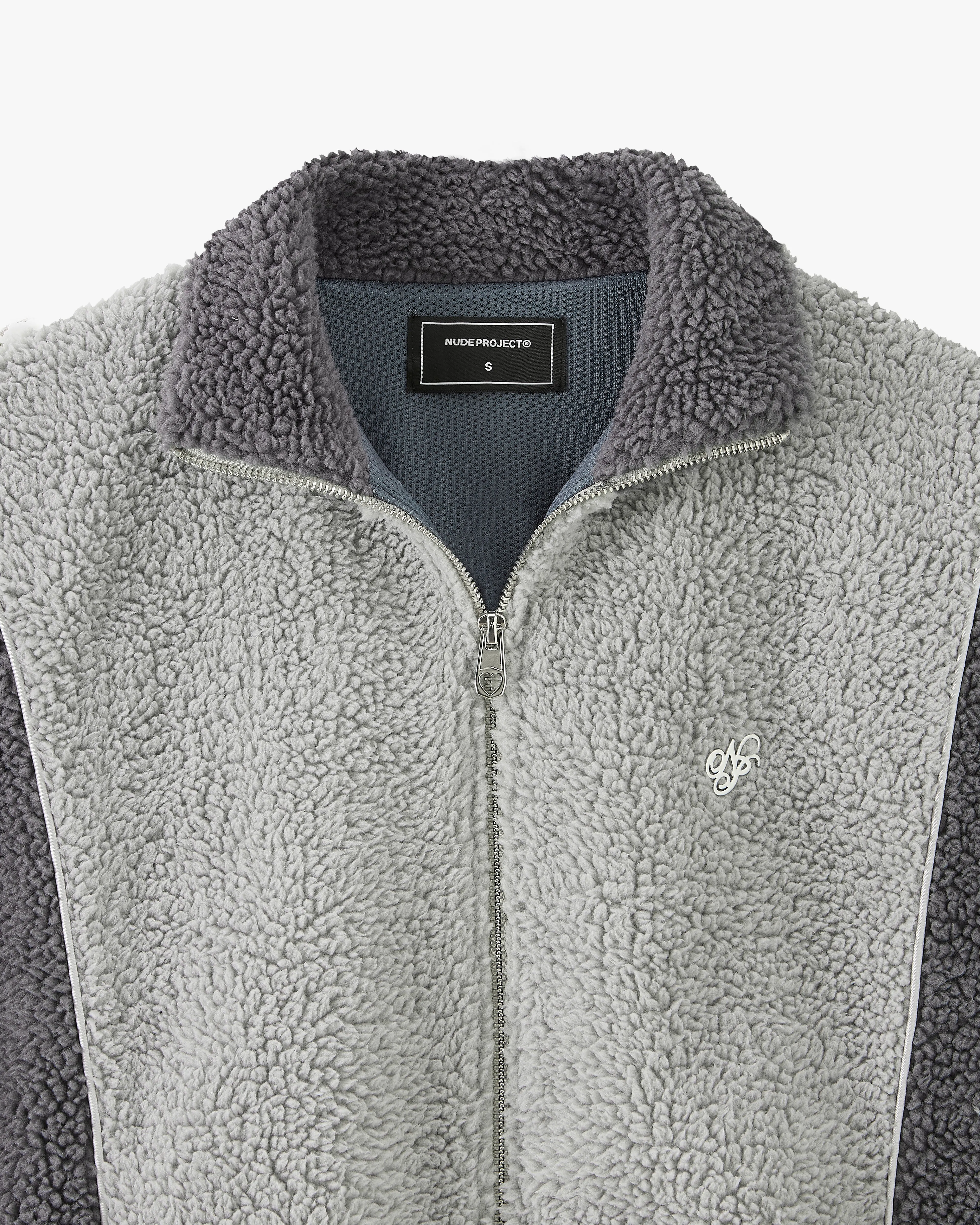 Teddy Jacket Grey sold by Nude Project product image thumbnail 3