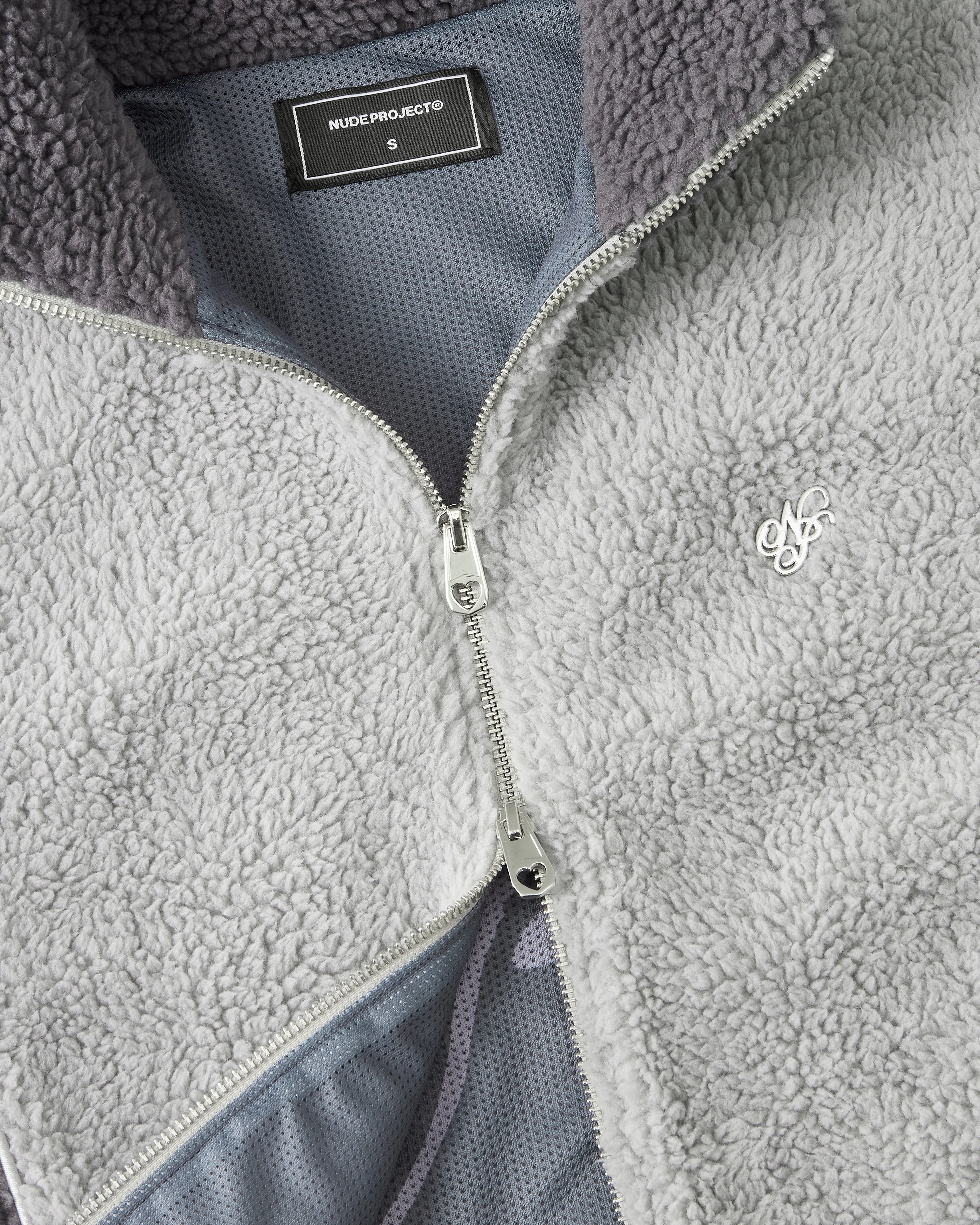 Teddy Jacket Grey sold by Nude Project product image thumbnail 5