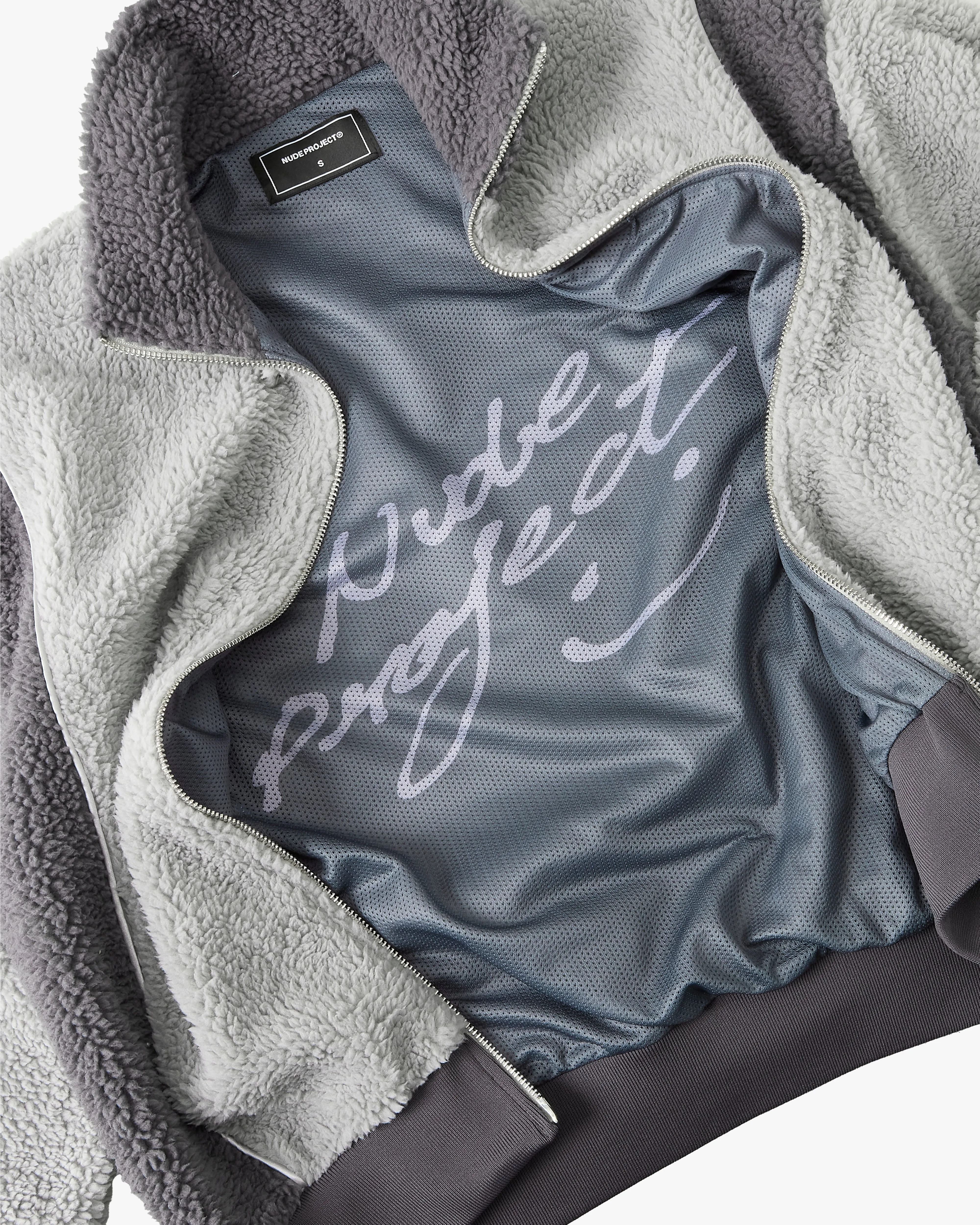 Teddy Jacket Grey sold by Nude Project product image thumbnail 4