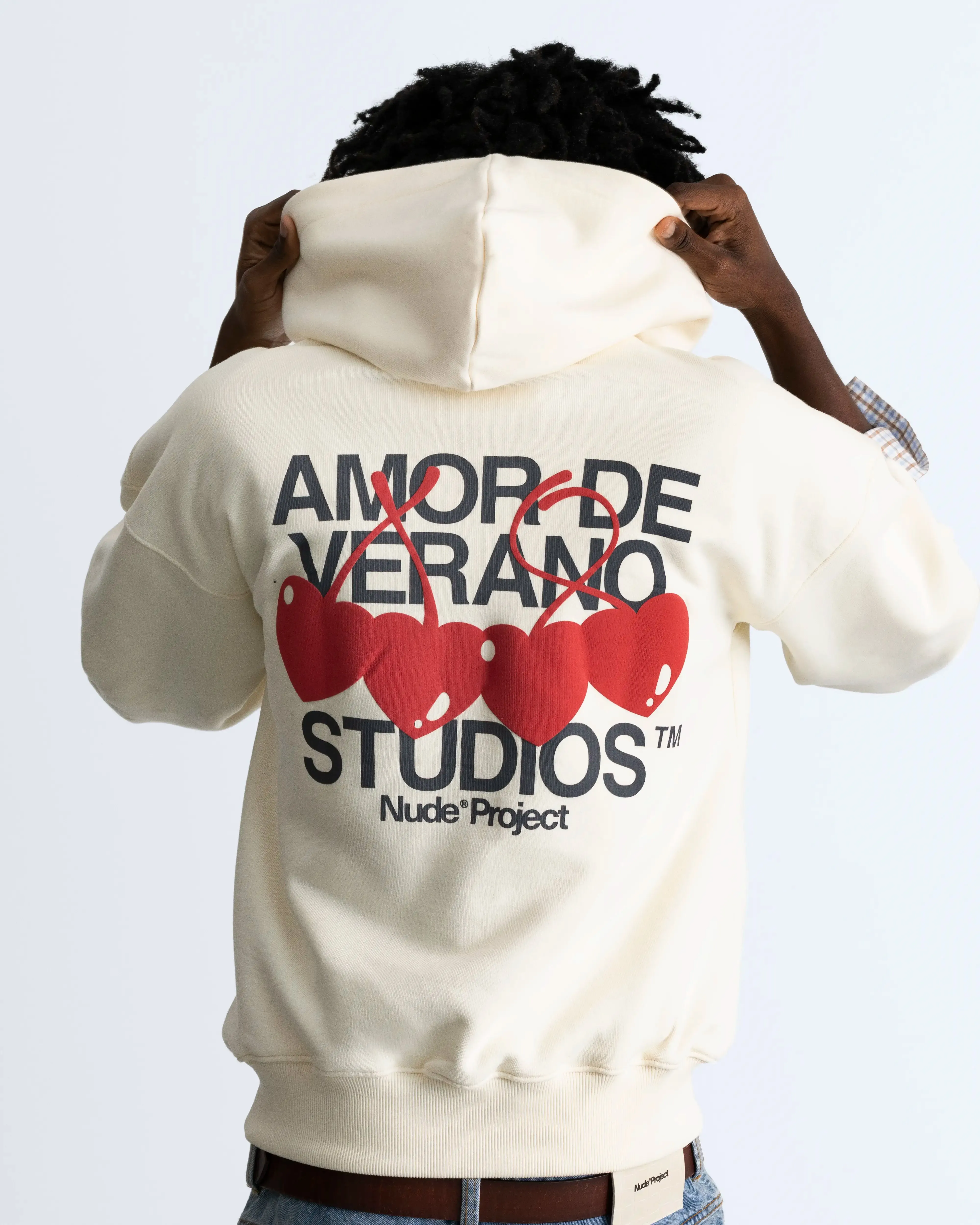 Xoxo Hoodie Marshmallow sold by Nude Project product image thumbnail 4