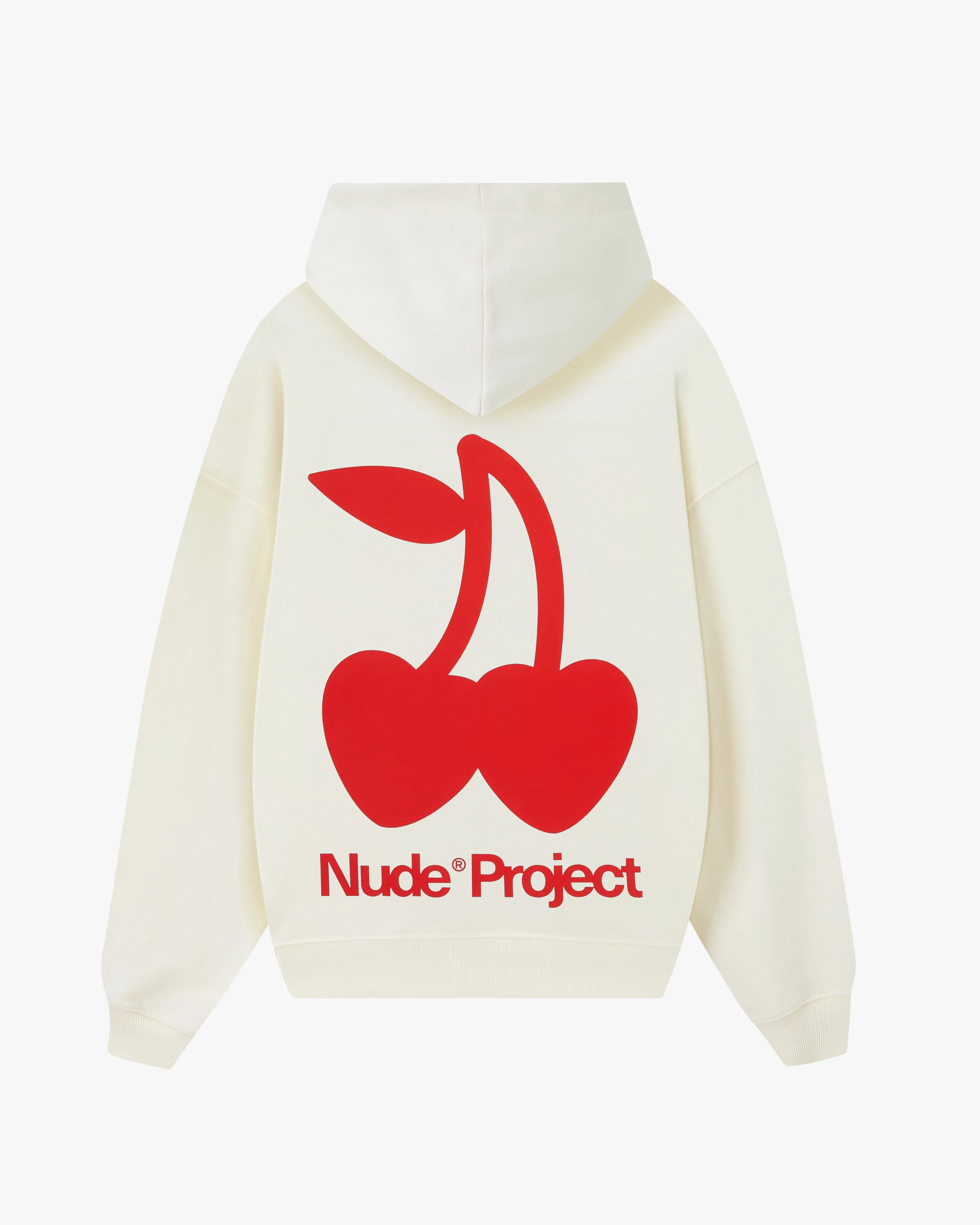 Cherry Logo Hoodie Marshmallow sold by Nude Project