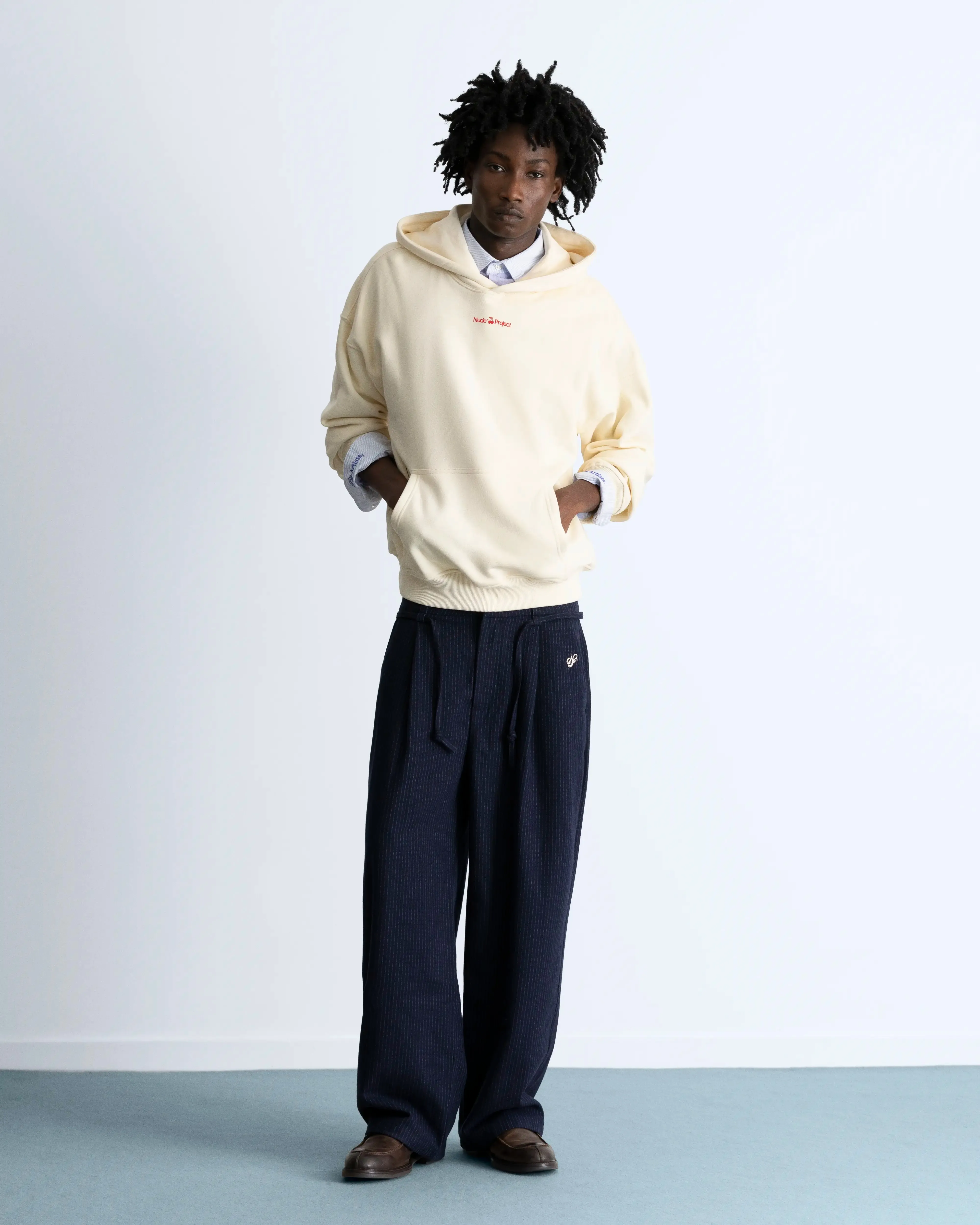 Cherry Logo Hoodie Marshmallow sold by Nude Project product image thumbnail 2