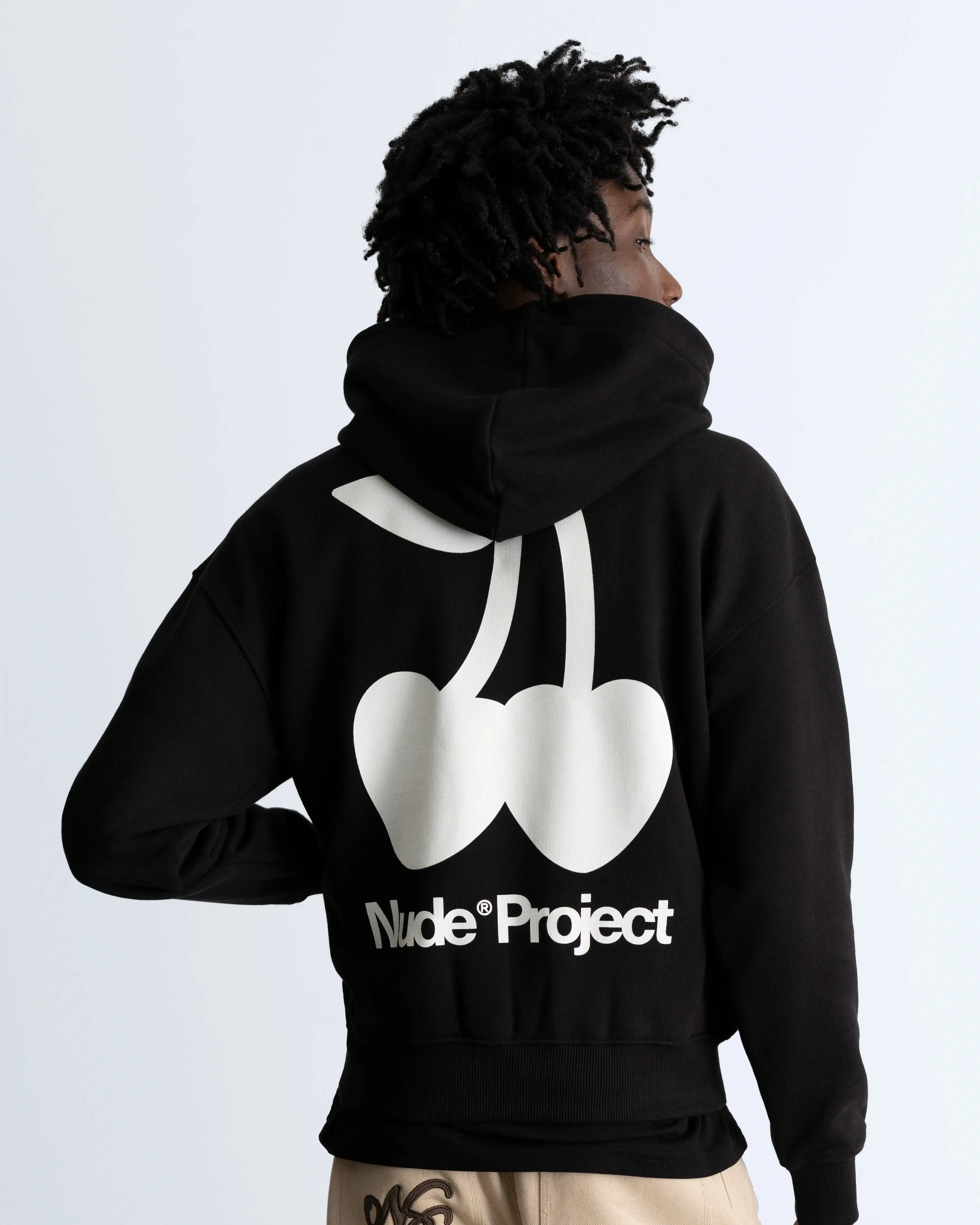 Cherry Logo Hoodie Black sold by Nude Project product image thumbnail 2