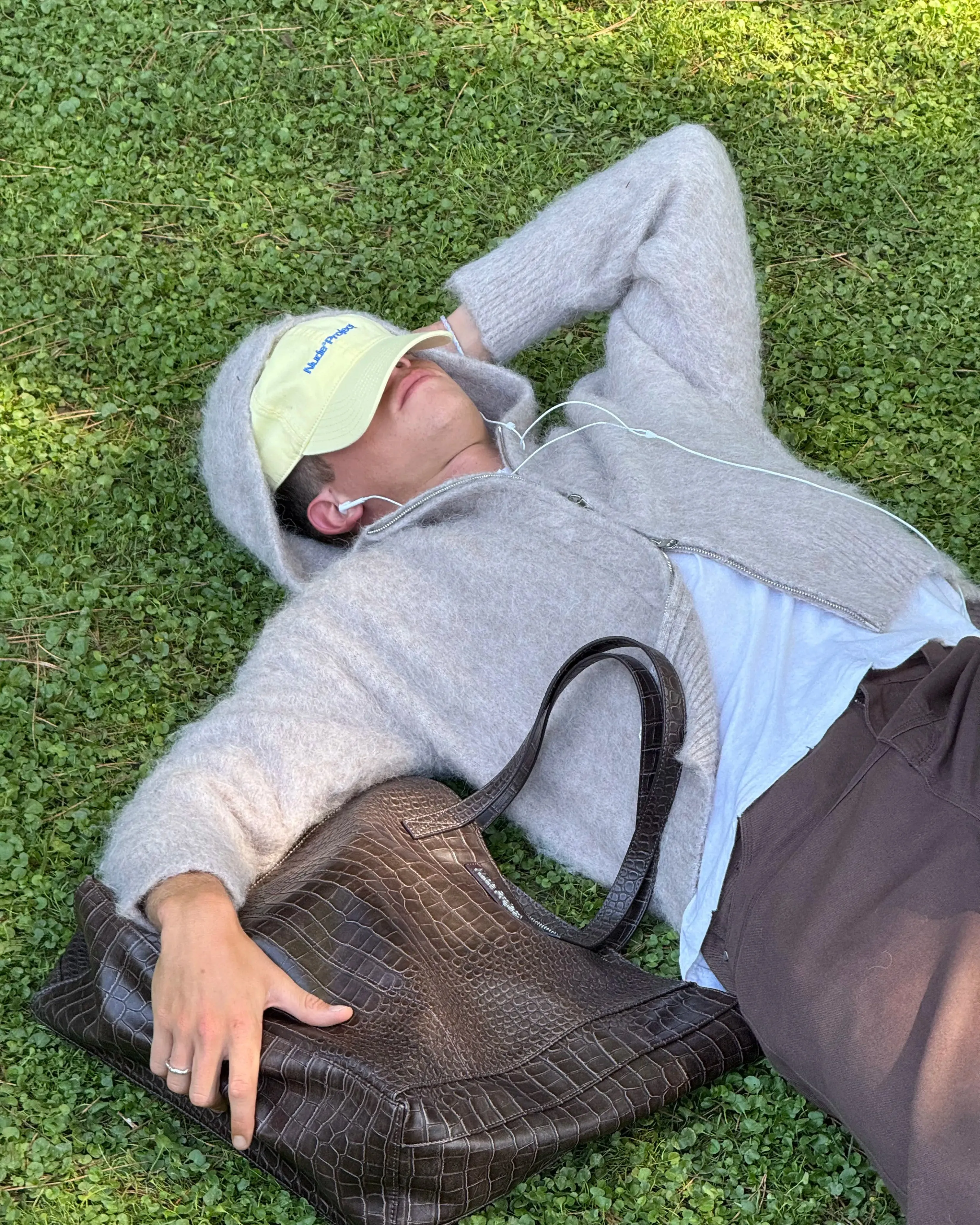 Alpachino Knit Zip-Up Hoodie Beige sold by Nude Project product image thumbnail 2