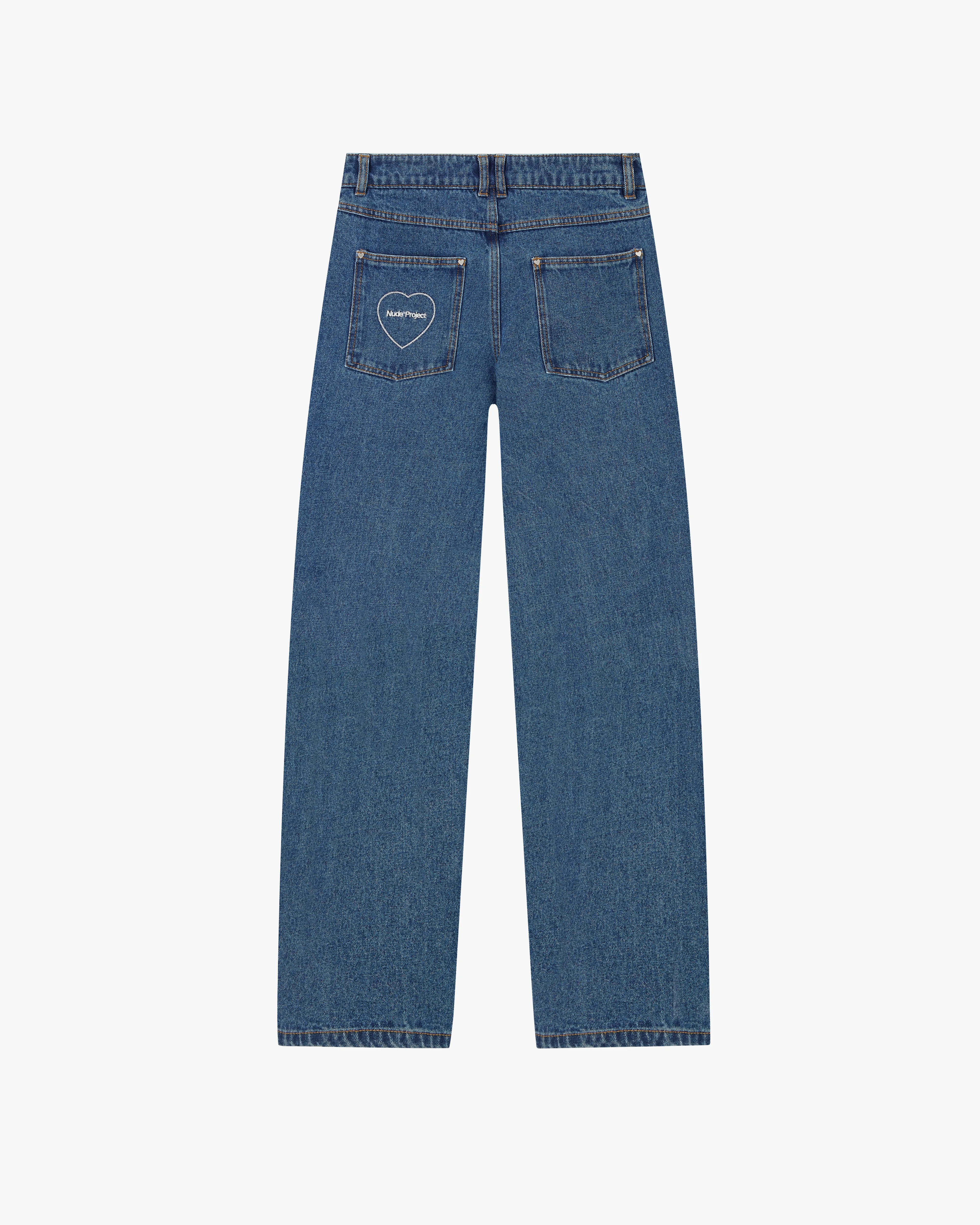 Old Baggy Woman Jeans Indigo sold by Nude Project product image thumbnail 4