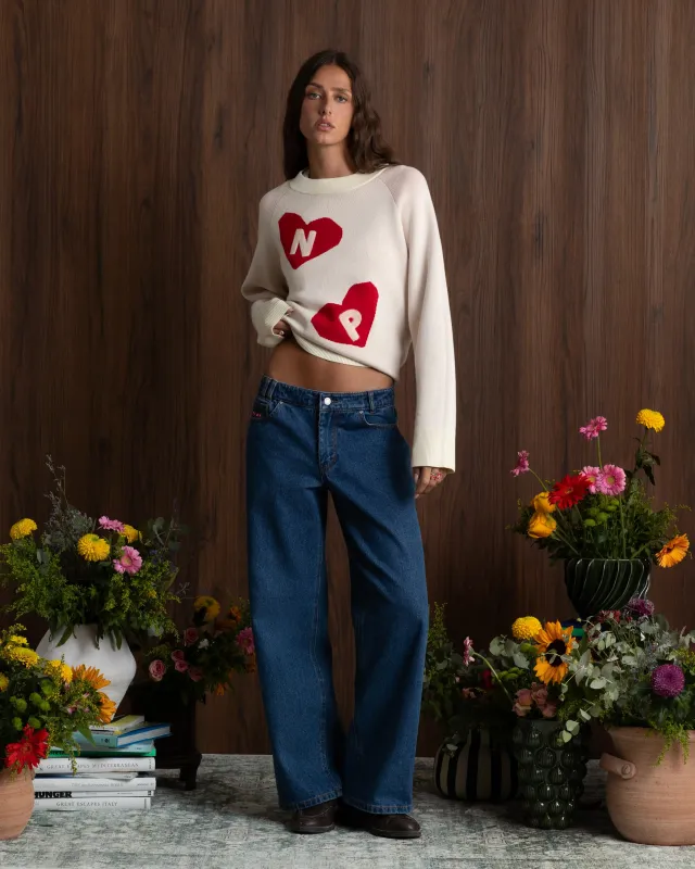 Old Baggy Woman Jeans Indigo sold by Nude Project